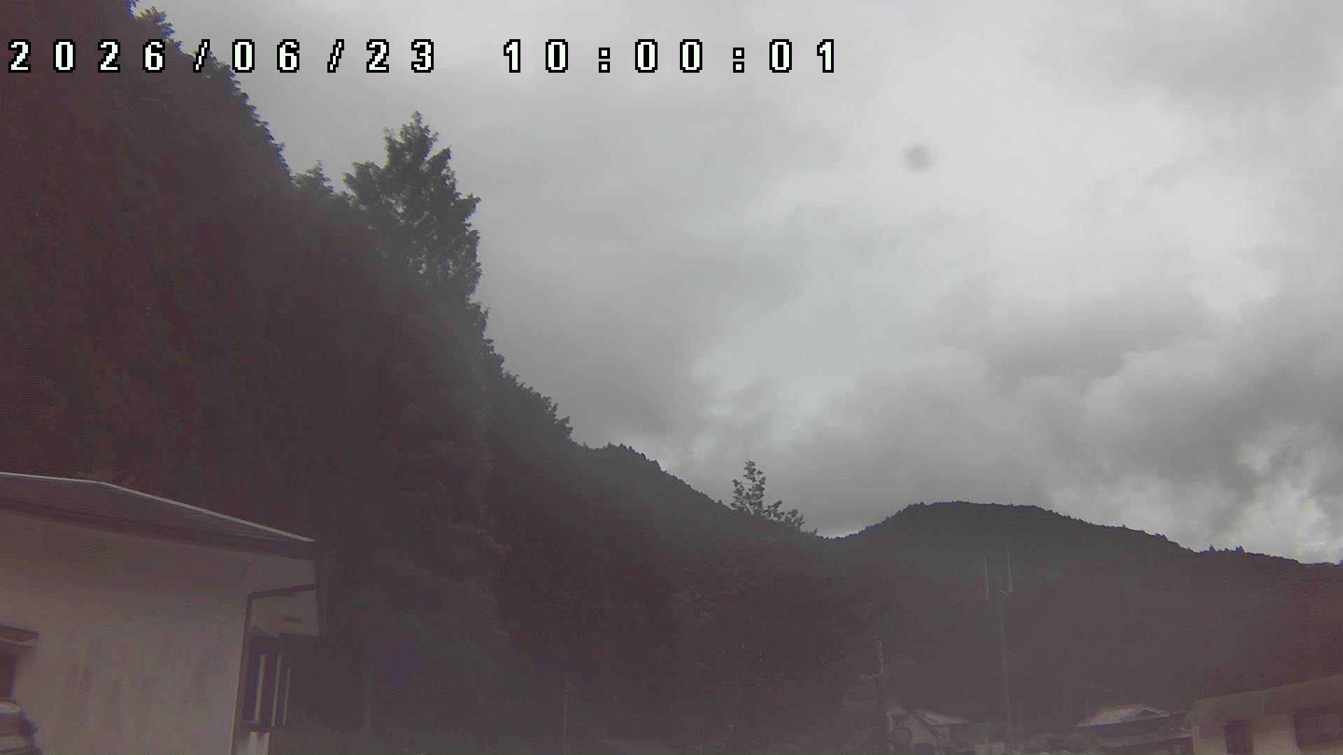 2026年6月23日 10:00ごろの金剛山登山口周辺の空