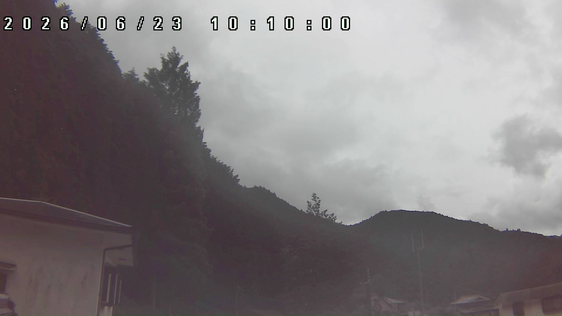 2026年6月23日 10:10ごろの金剛山登山口周辺の空