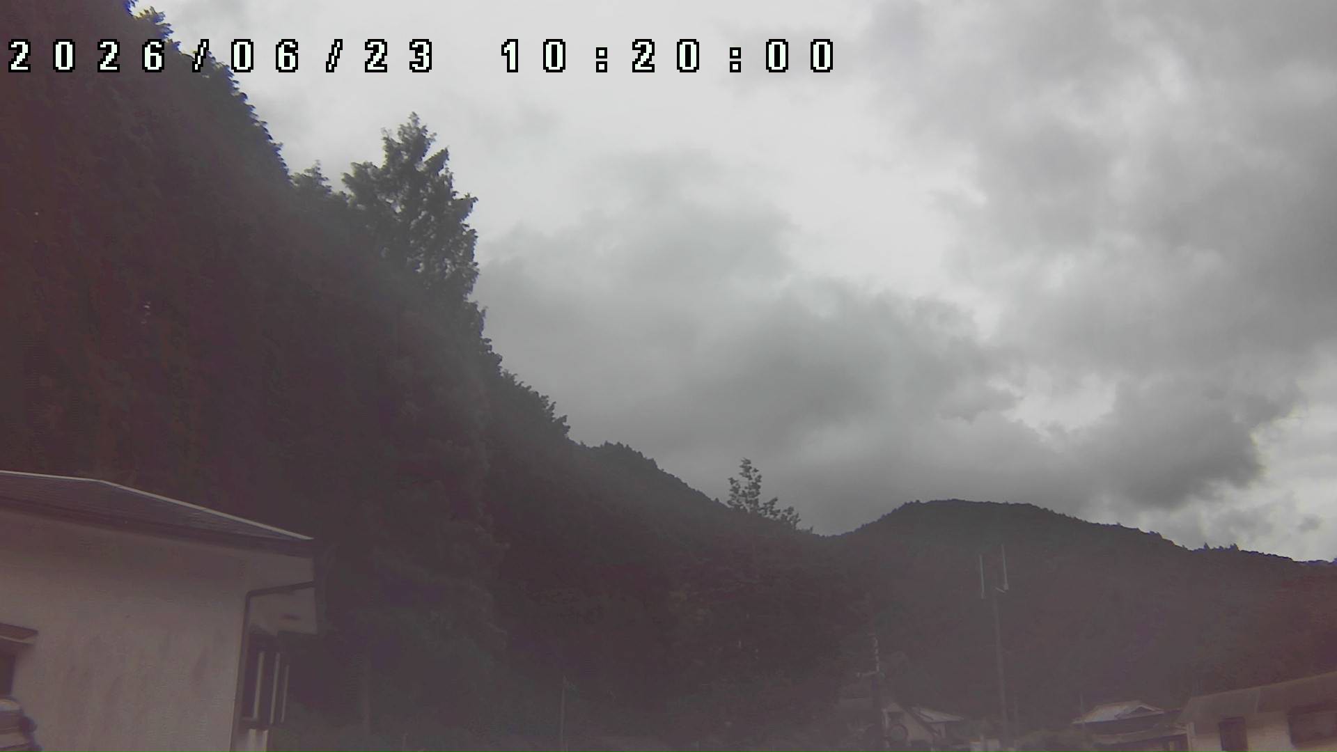 2026年6月23日 10:20ごろの金剛山登山口周辺の空