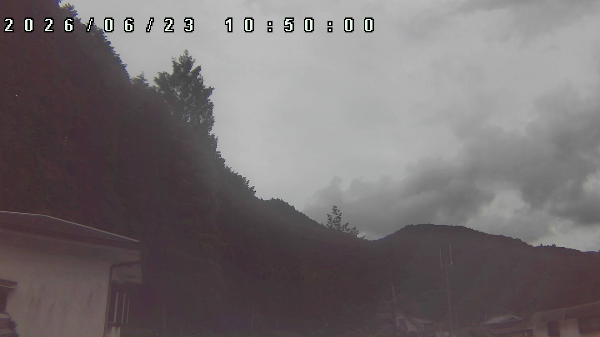 2026年6月23日 10:50ごろの金剛山登山口周辺の空