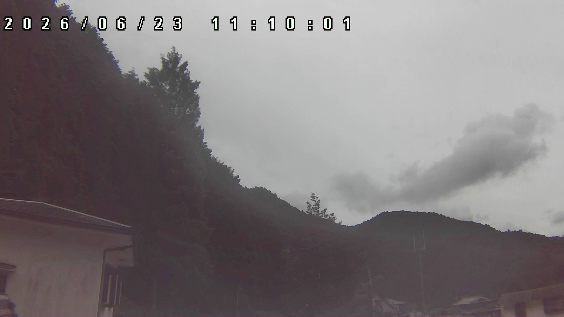2026年6月23日 11:10ごろの金剛山登山口周辺の空