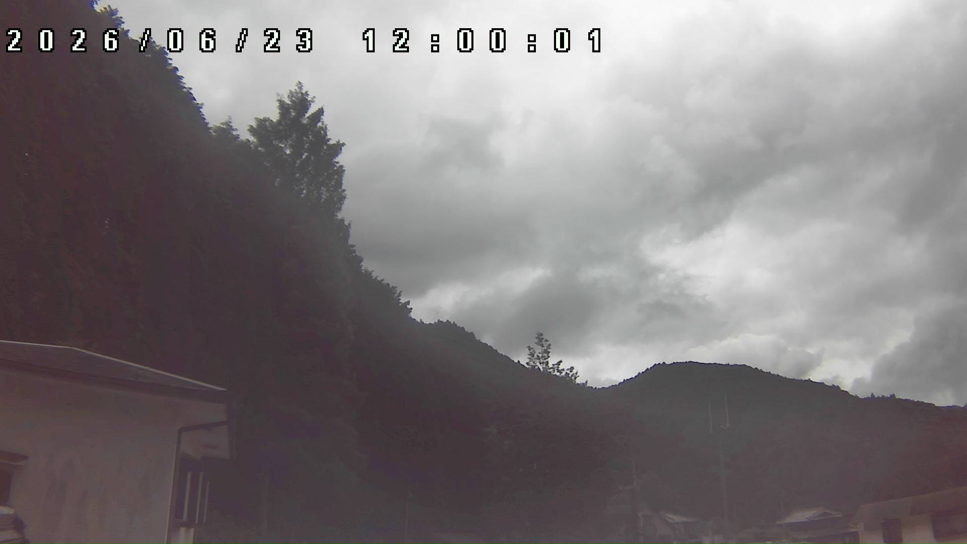 2026年6月23日 12:00ごろの金剛山登山口周辺の空