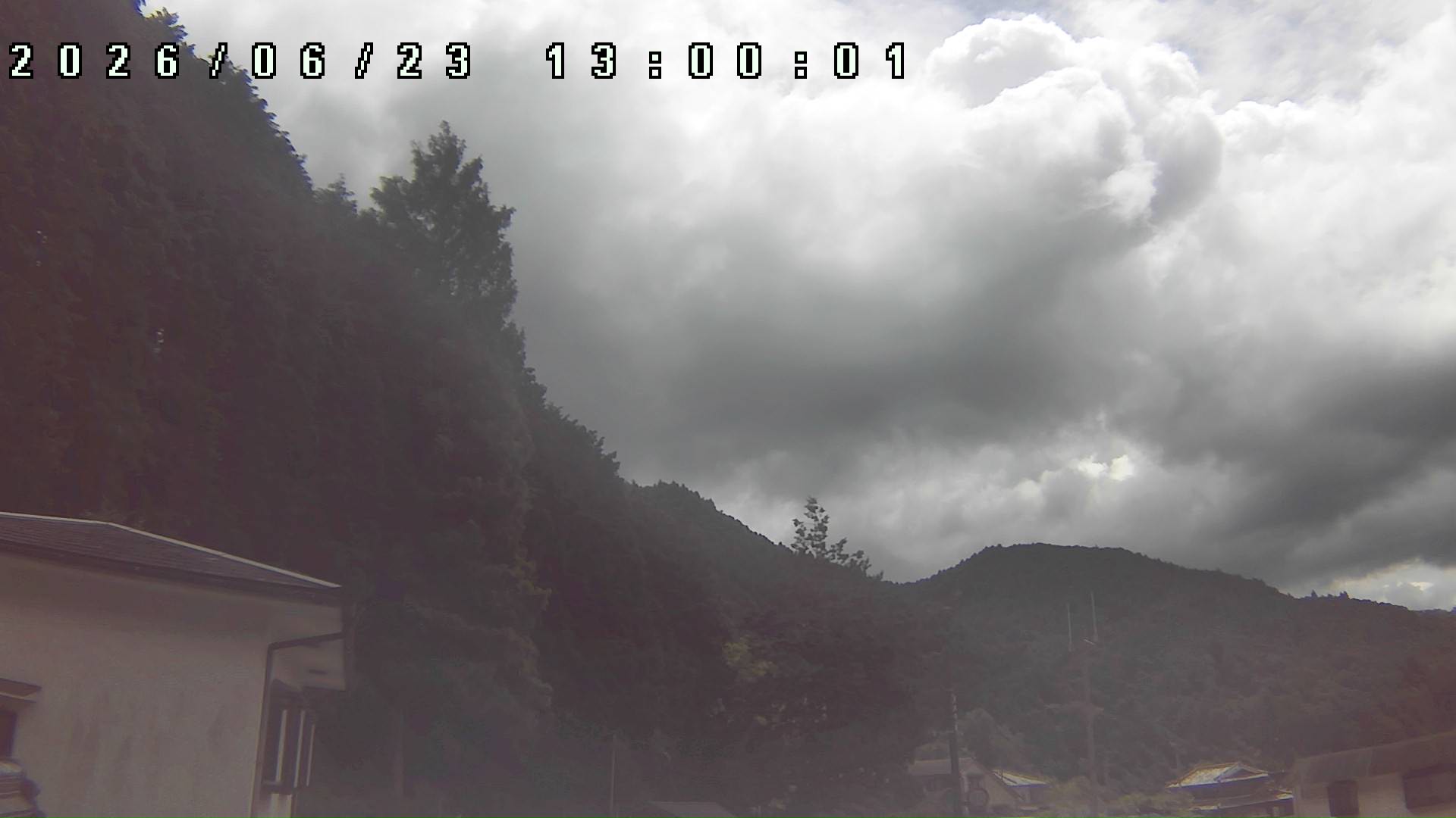 2026年6月23日 13:00ごろの金剛山登山口周辺の空