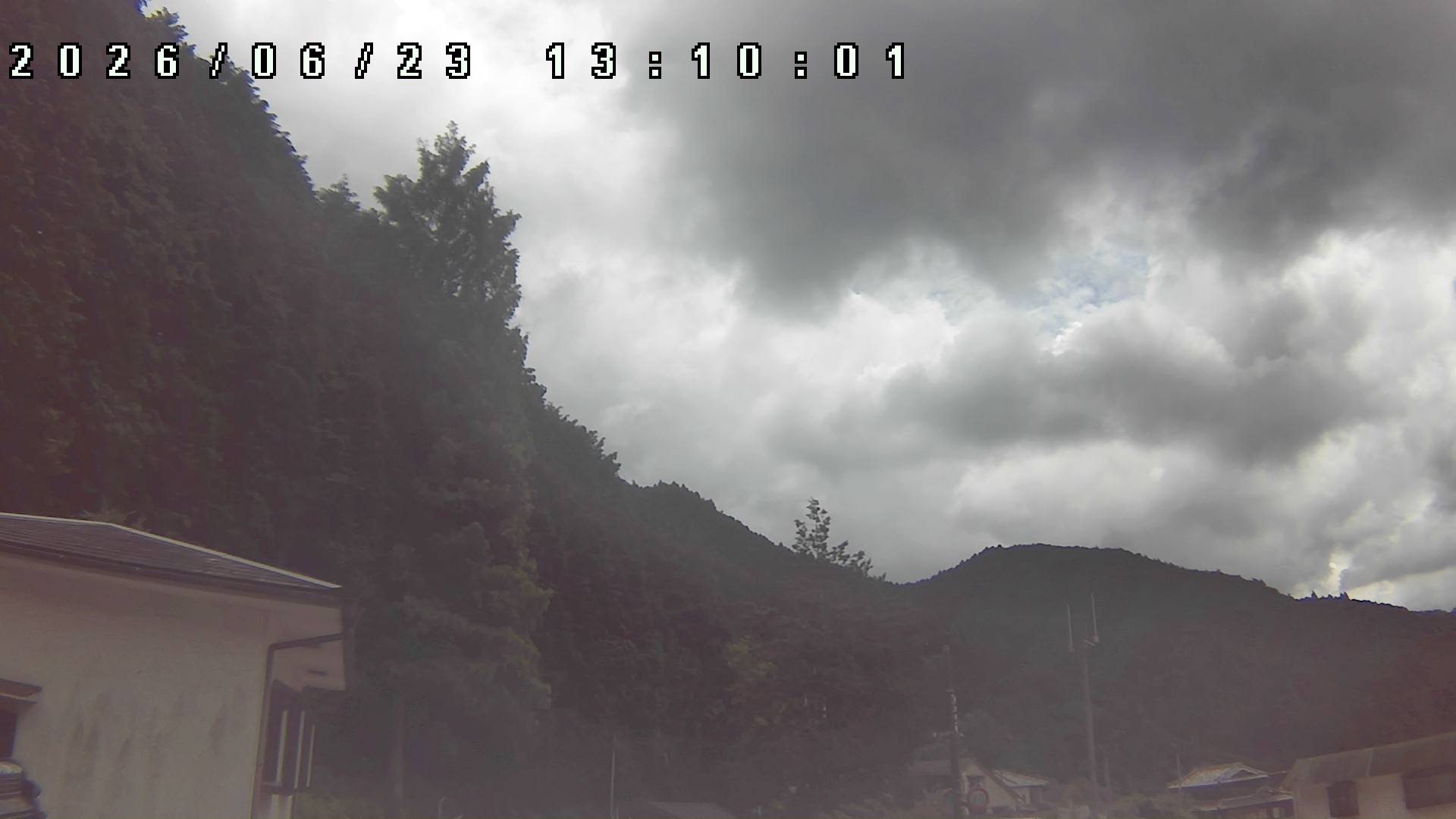 2026年6月23日 13:10ごろの金剛山登山口周辺の空