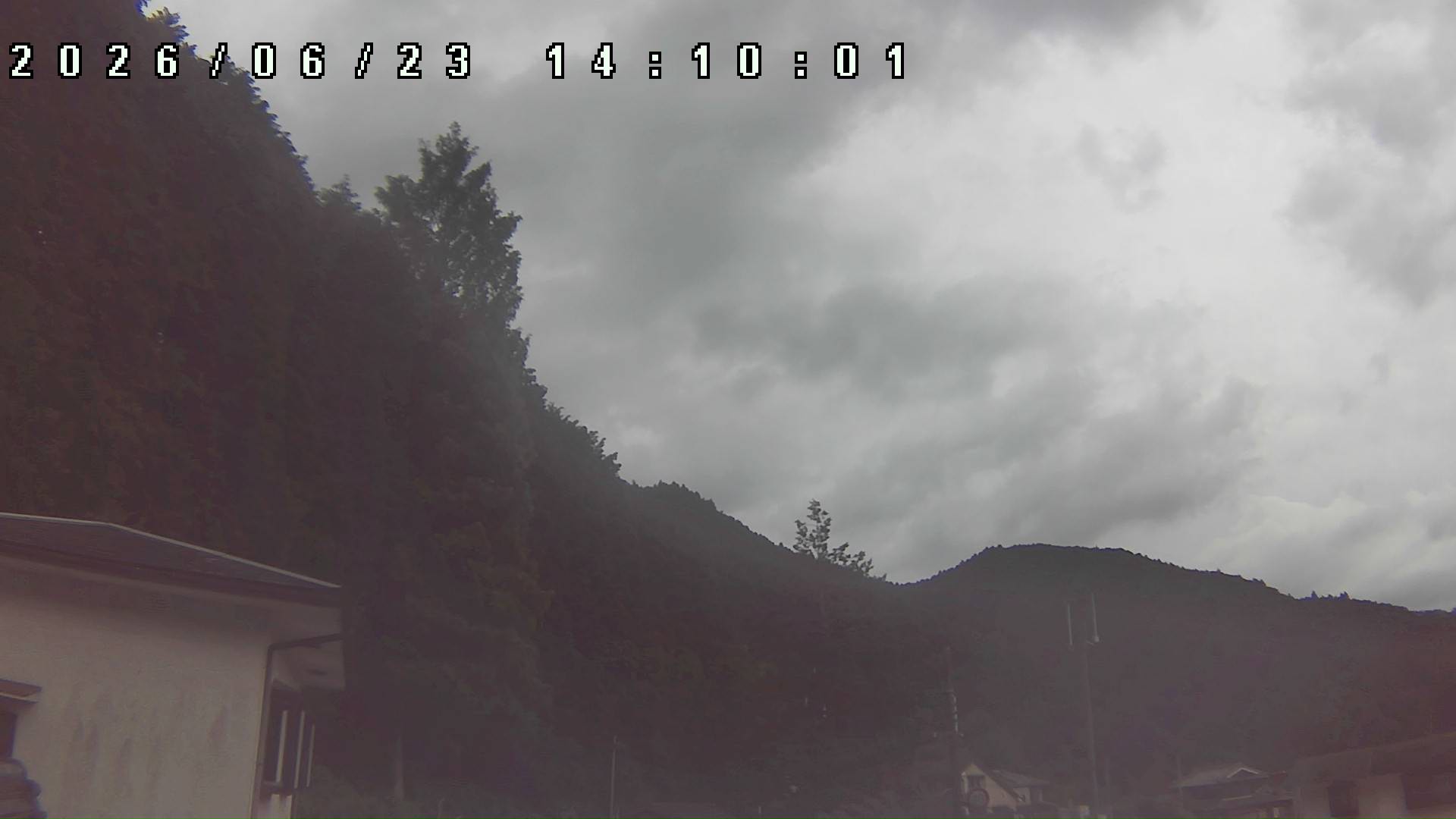 2026年6月23日 14:10ごろの金剛山登山口周辺の空