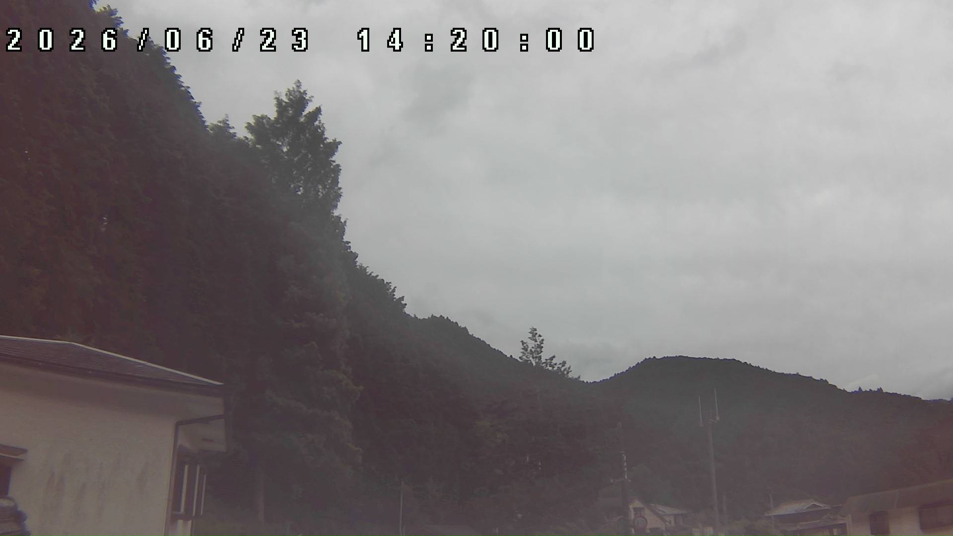 2026年6月23日 14:20ごろの金剛山登山口周辺の空