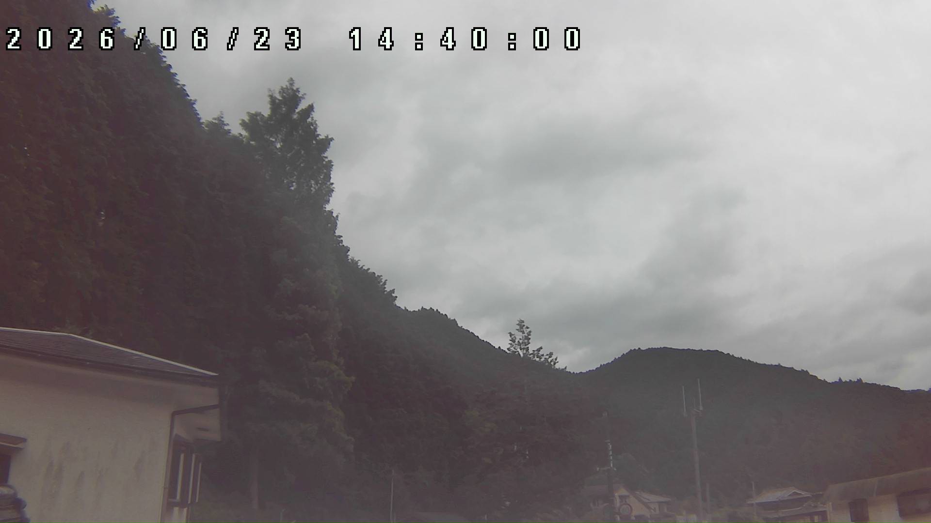 2026年6月23日 14:40ごろの金剛山登山口周辺の空