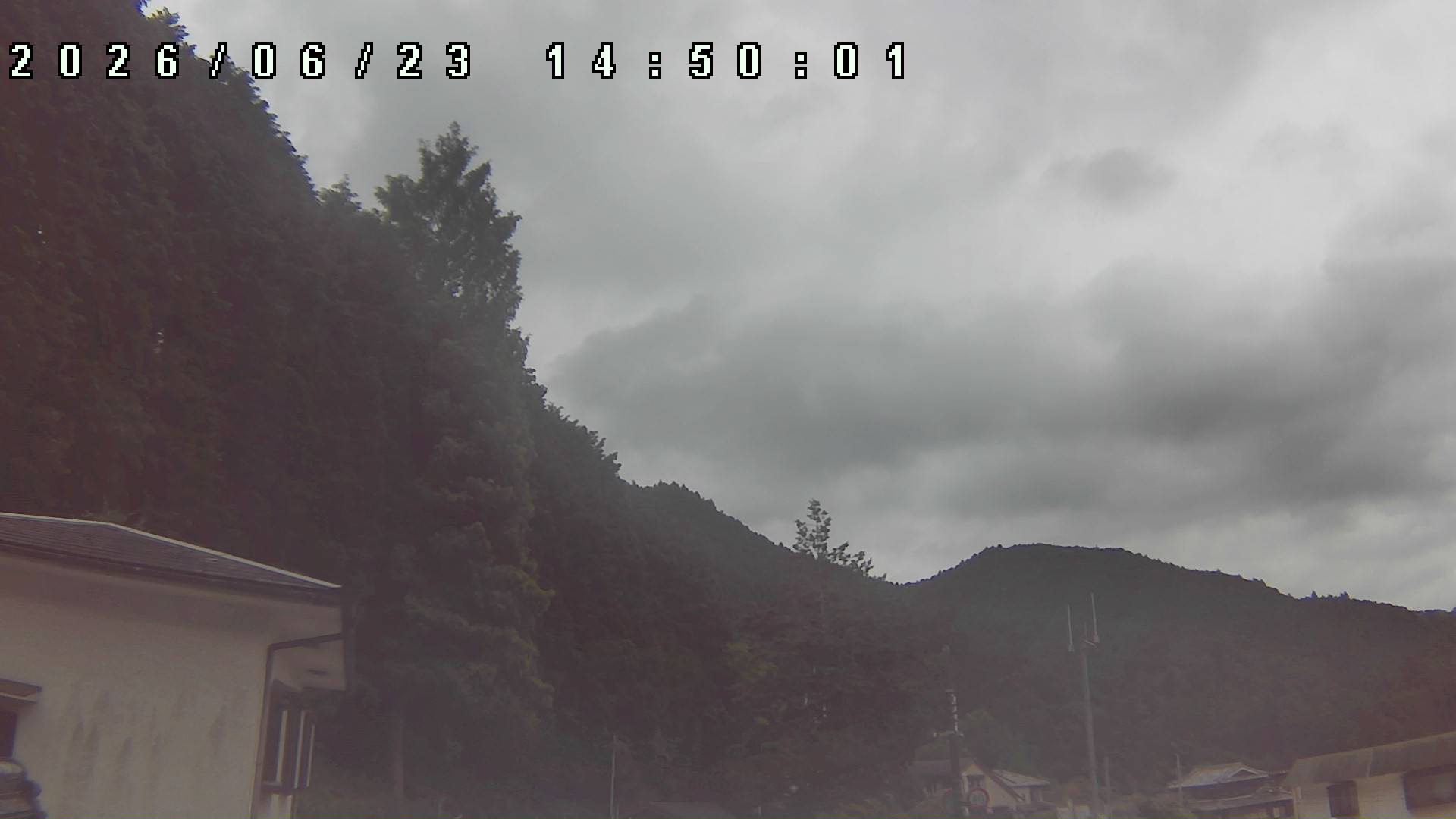 2026年6月23日 14:50ごろの金剛山登山口周辺の空