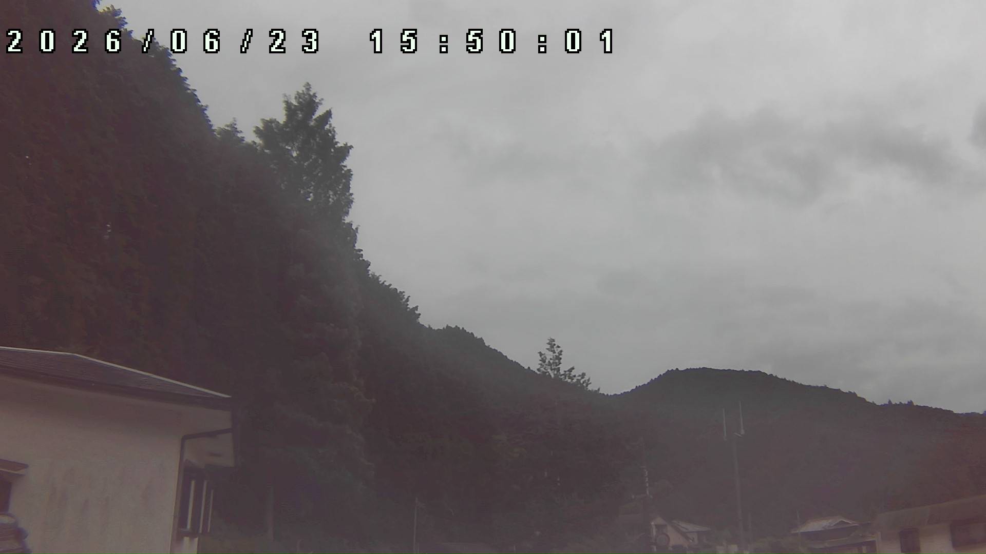 2026年6月23日 15:50ごろの金剛山登山口周辺の空
