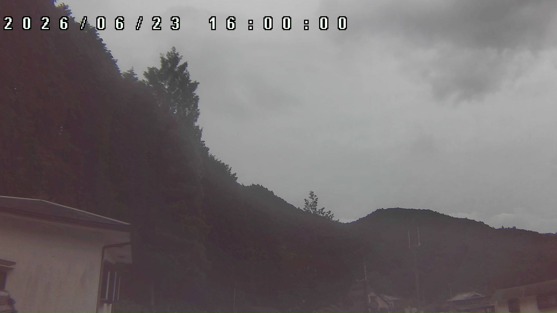 2026年6月23日 16:00ごろの金剛山登山口周辺の空