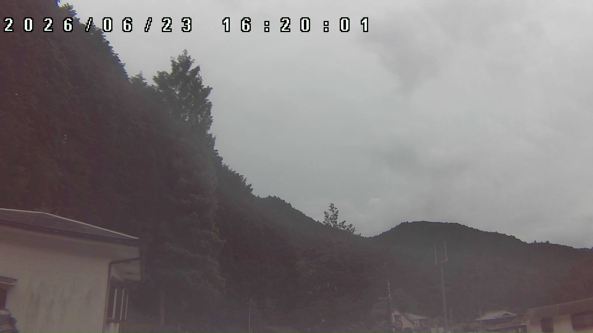 2026年6月23日 16:20ごろの金剛山登山口周辺の空