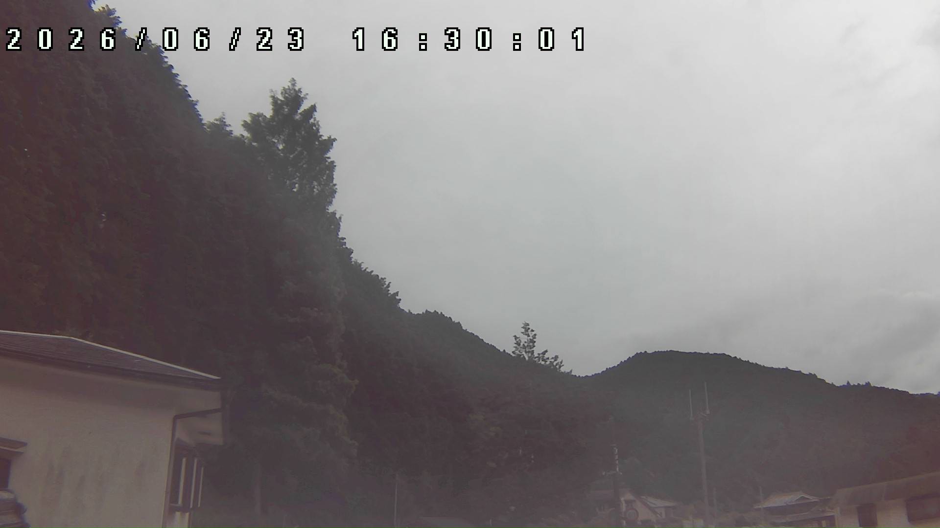 2026年6月23日 16:30ごろの金剛山登山口周辺の空