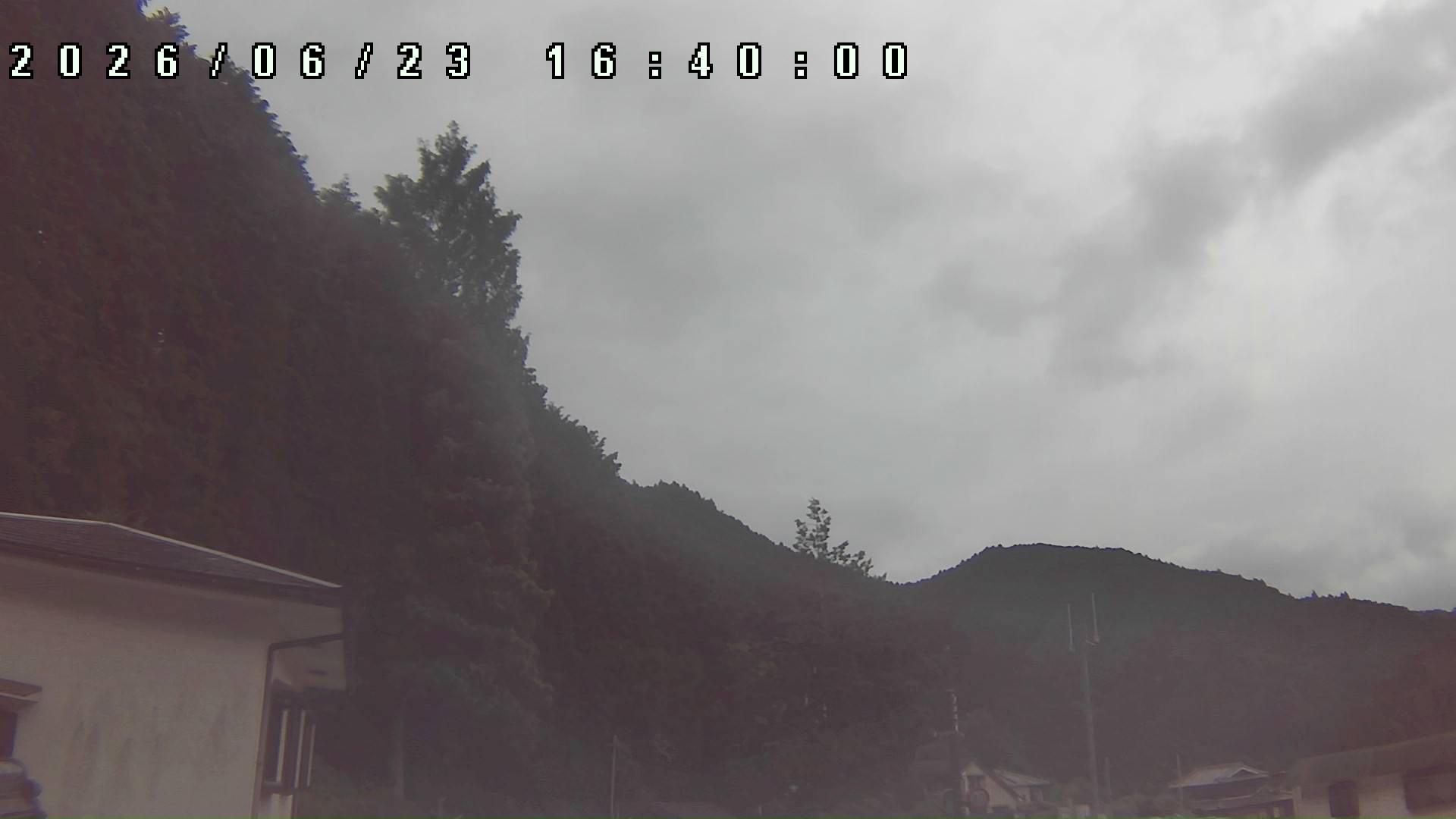 2026年6月23日 16:40ごろの金剛山登山口周辺の空