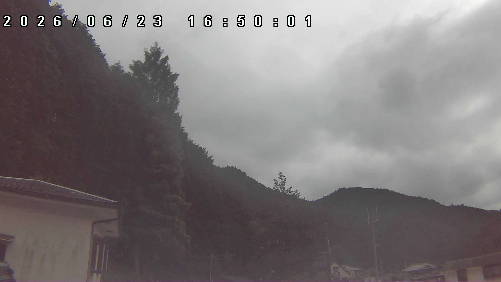 2026年6月23日 16:50ごろの金剛山登山口周辺の空