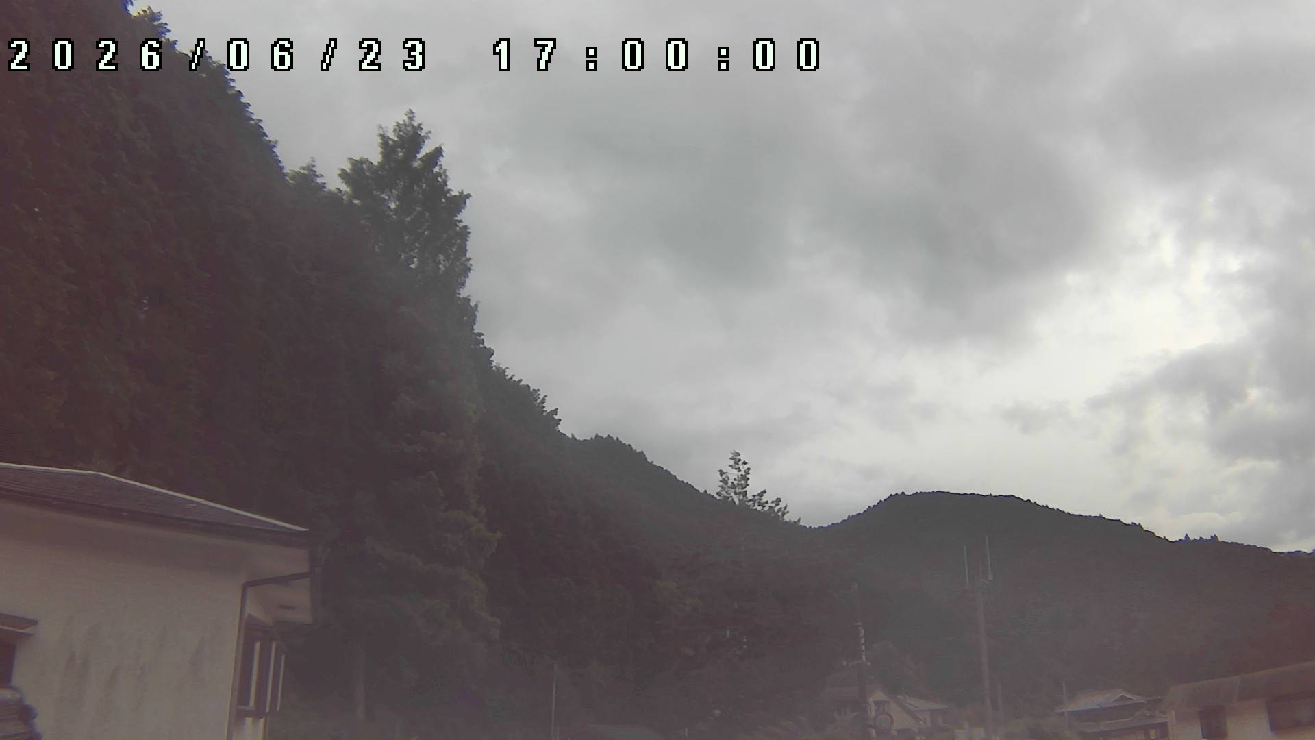 2026年6月23日 17:00ごろの金剛山登山口周辺の空