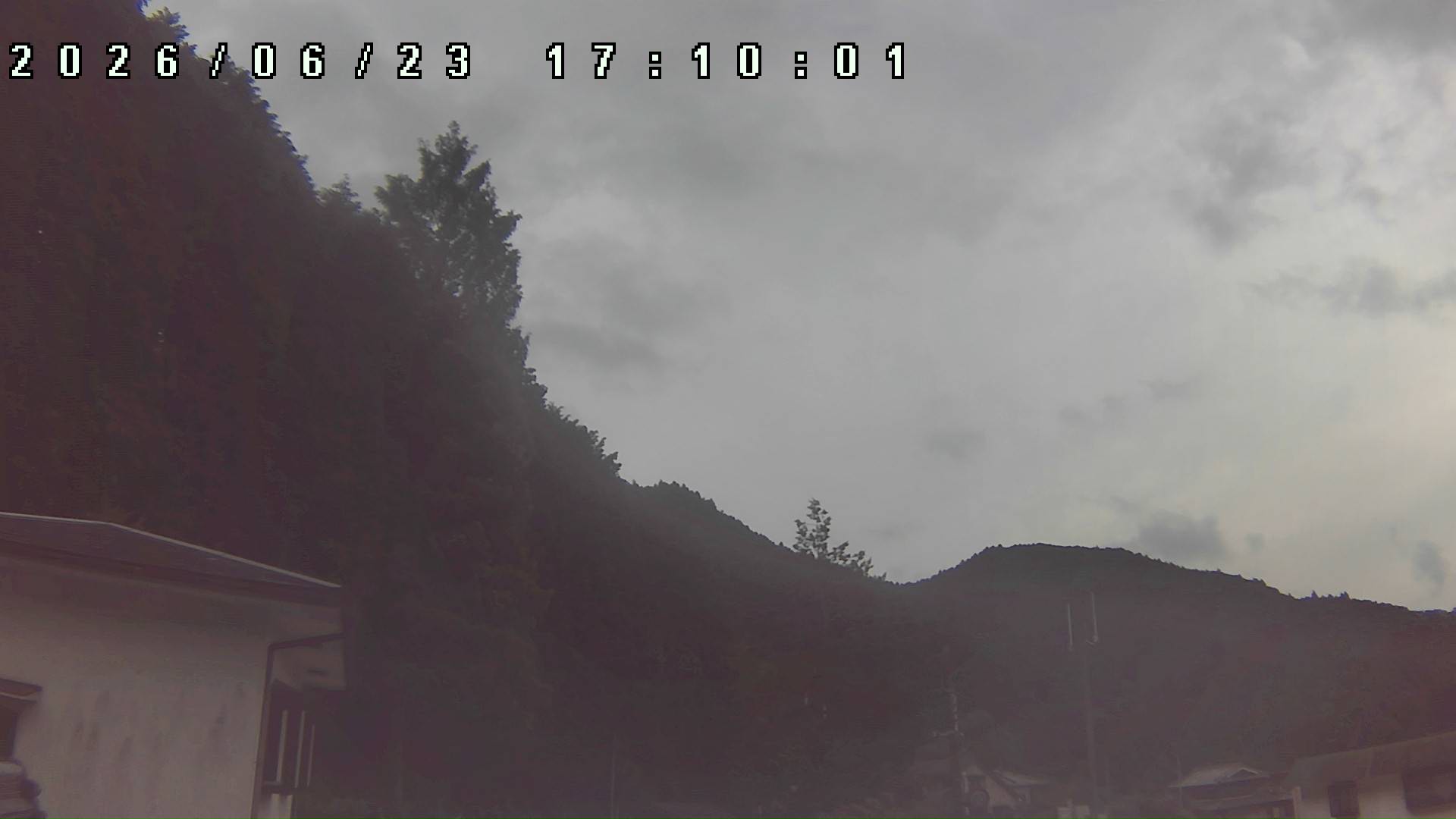 2026年6月23日 17:10ごろの金剛山登山口周辺の空