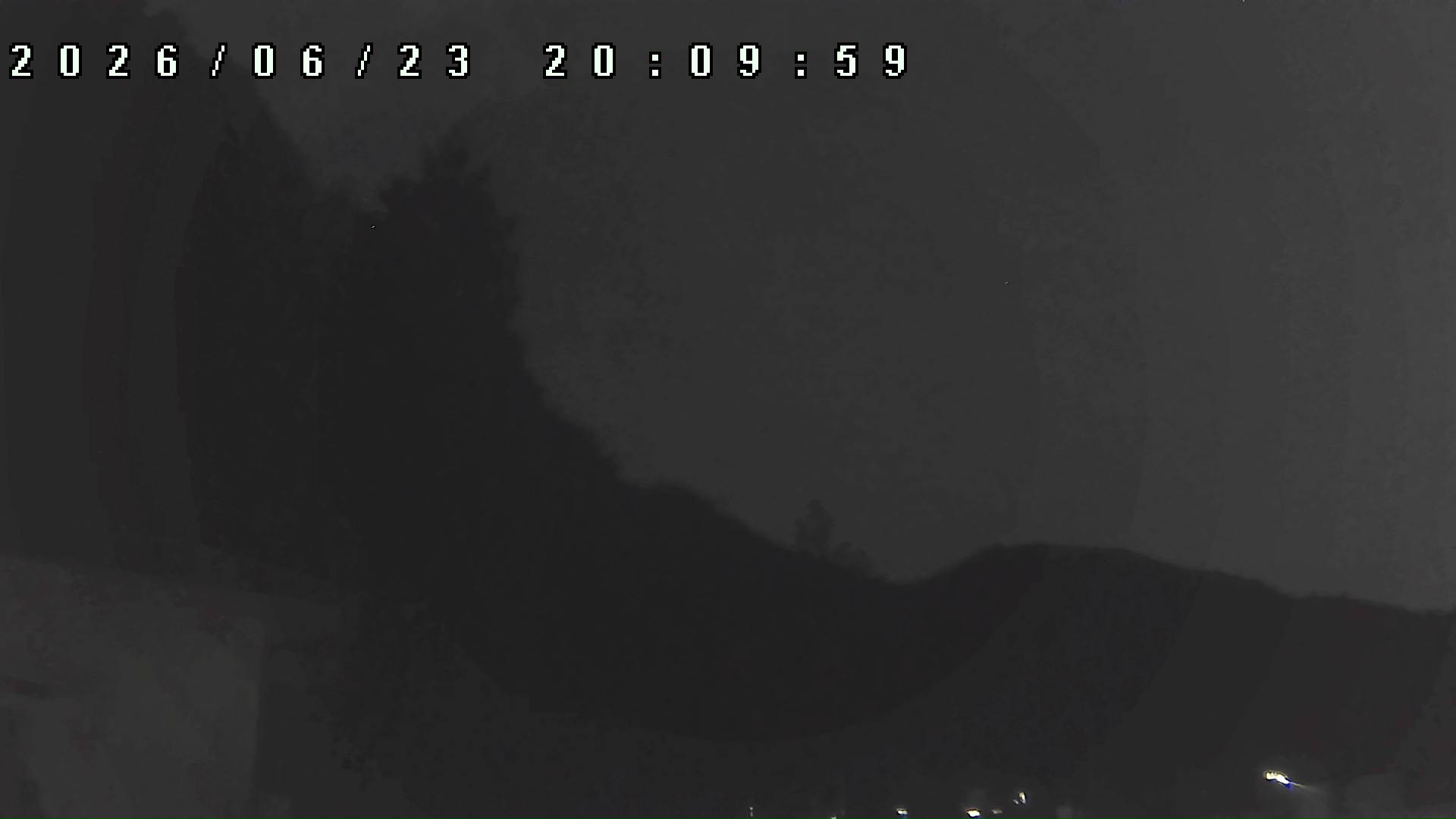 2026年6月23日 20:10ごろの金剛山登山口周辺の空