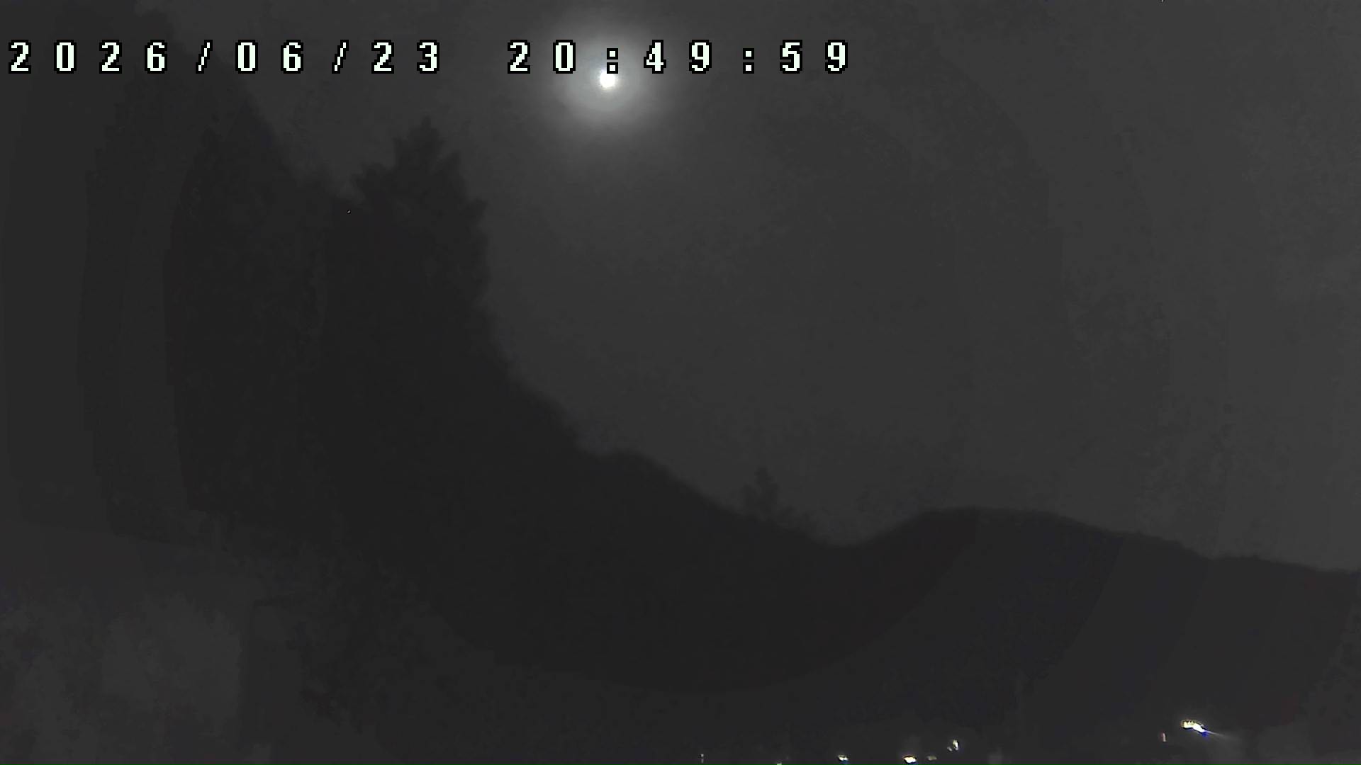 2026年6月23日 20:50ごろの金剛山登山口周辺の空