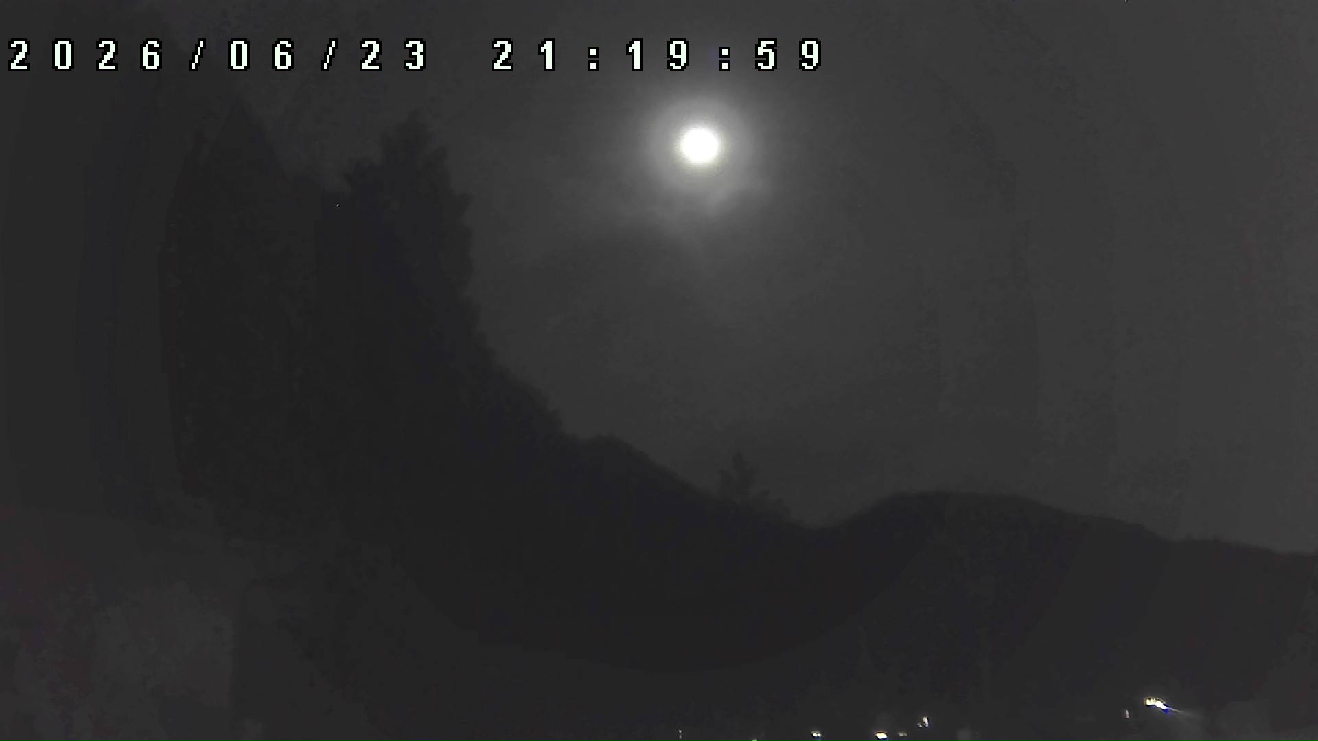 2026年6月23日 21:20ごろの金剛山登山口周辺の空