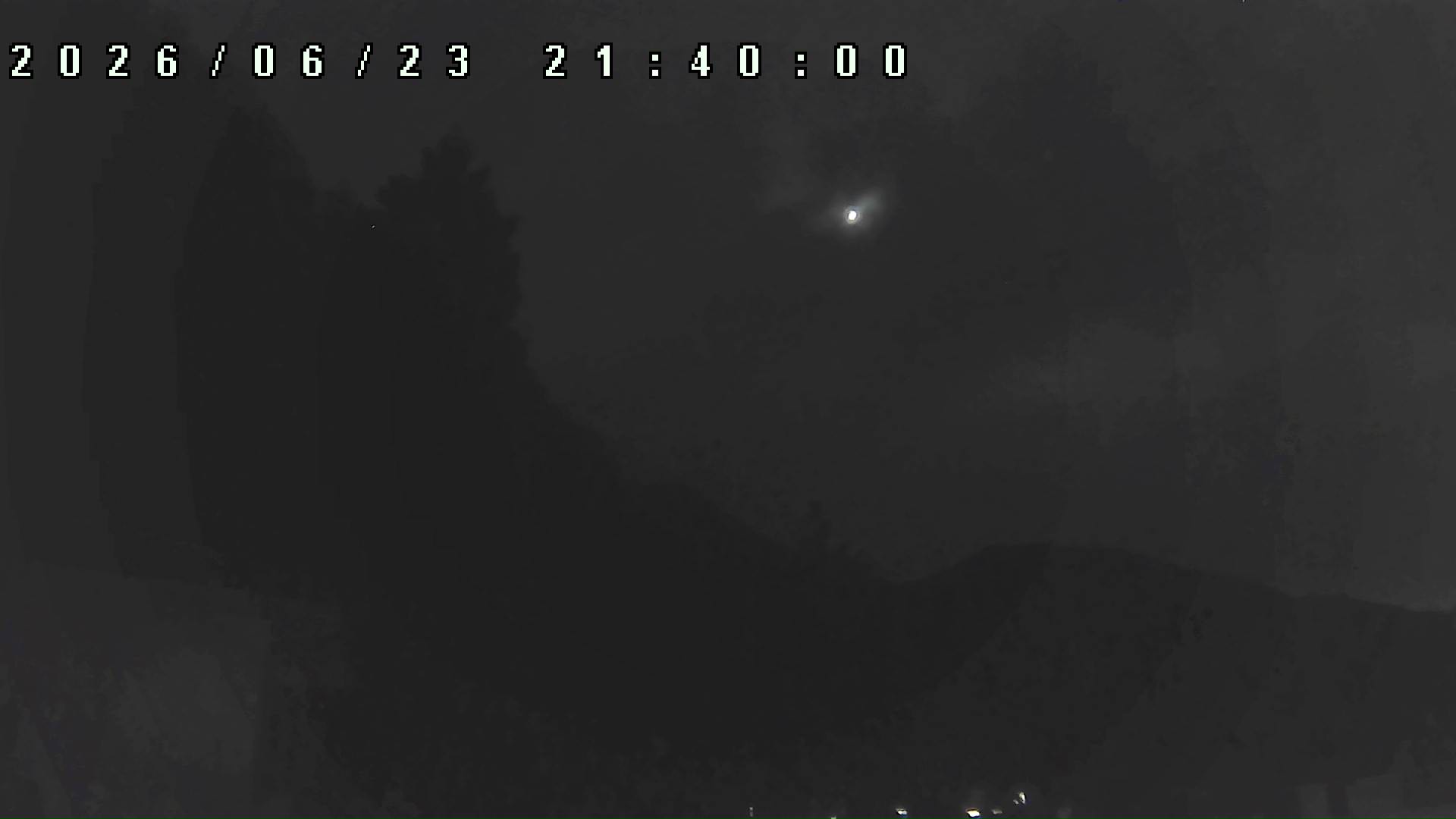 2026年6月23日 21:40ごろの金剛山登山口周辺の空