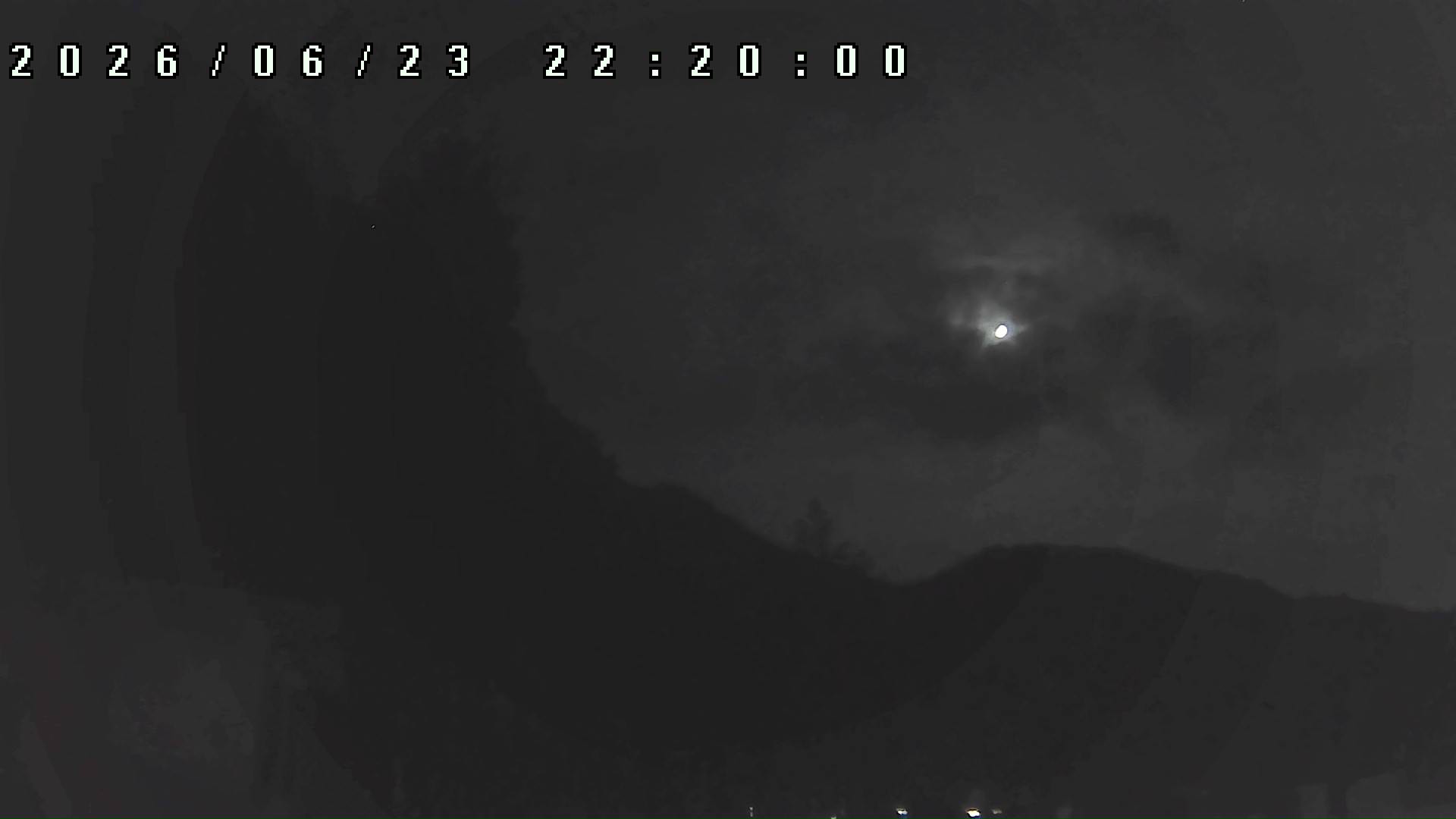 2026年6月23日 22:20ごろの金剛山登山口周辺の空