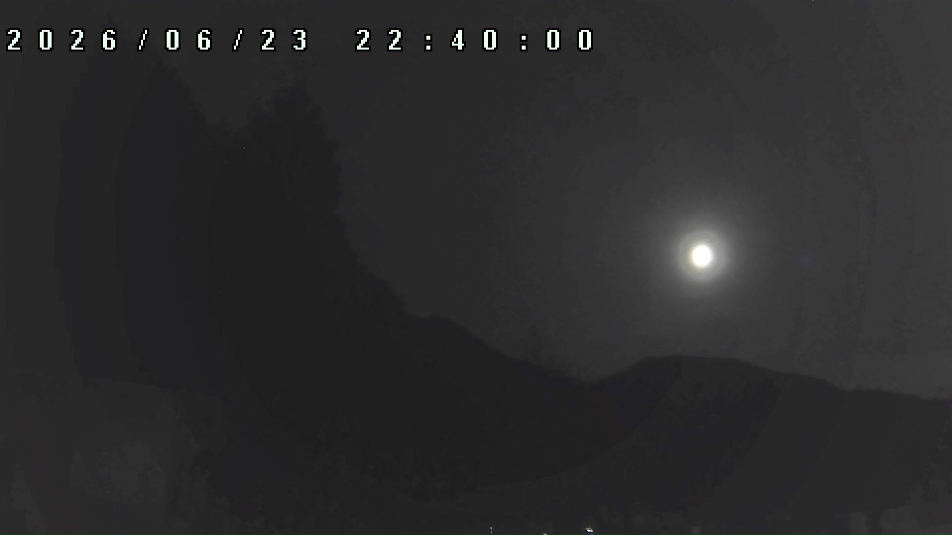 2026年6月23日 22:40ごろの金剛山登山口周辺の空
