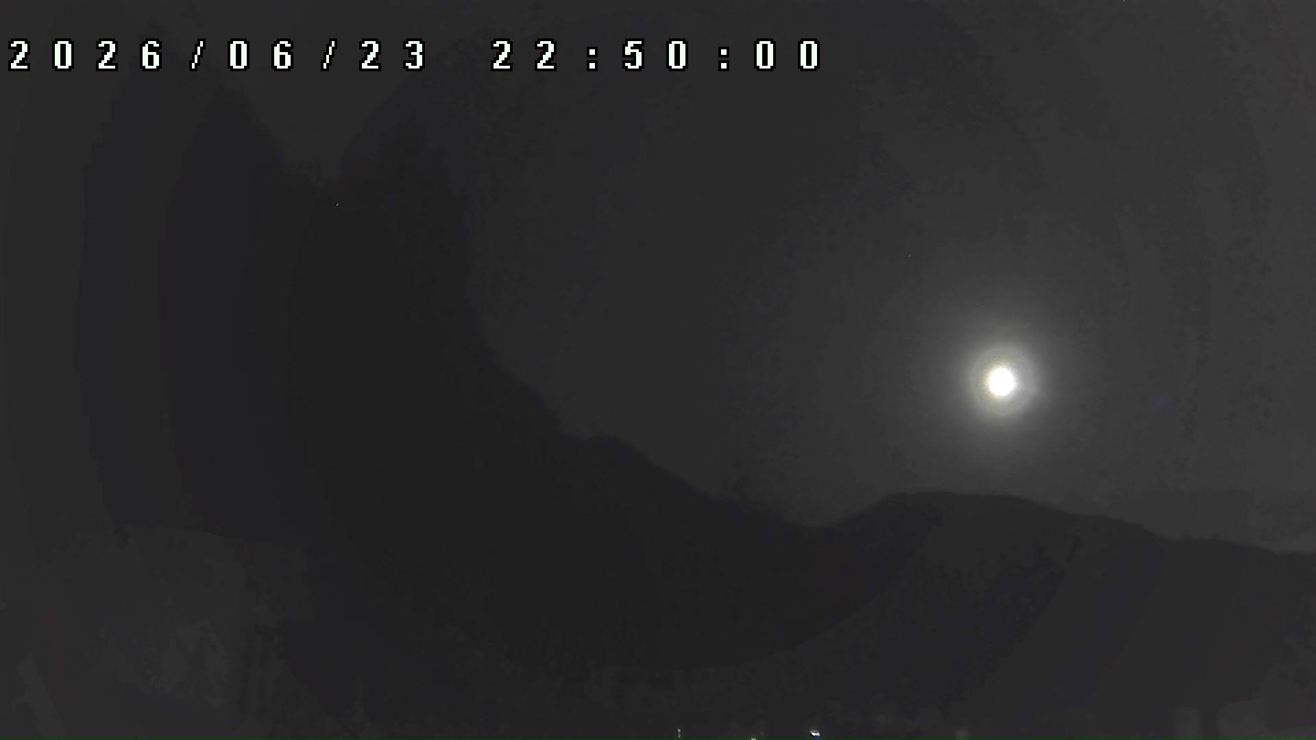 2026年6月23日 22:50ごろの金剛山登山口周辺の空