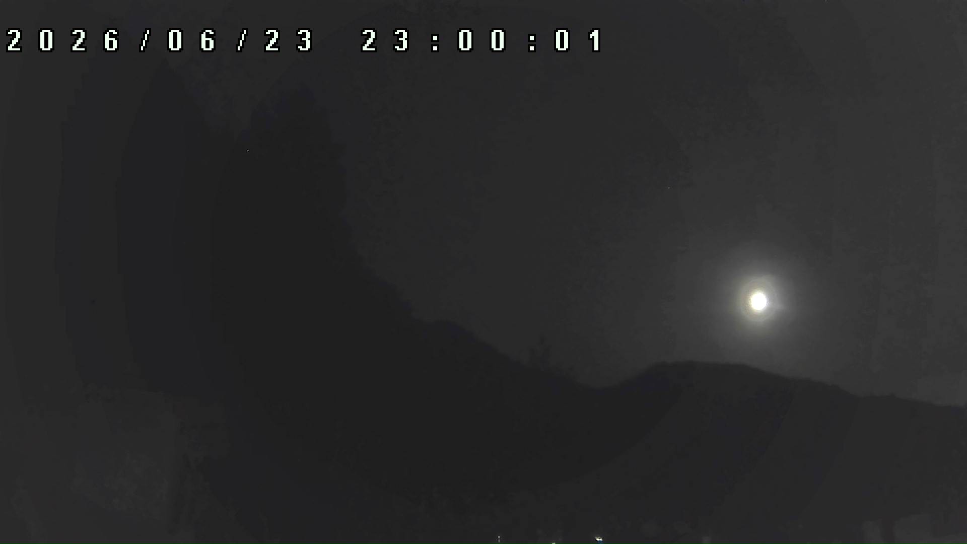 2026年6月23日 23:00ごろの金剛山登山口周辺の空