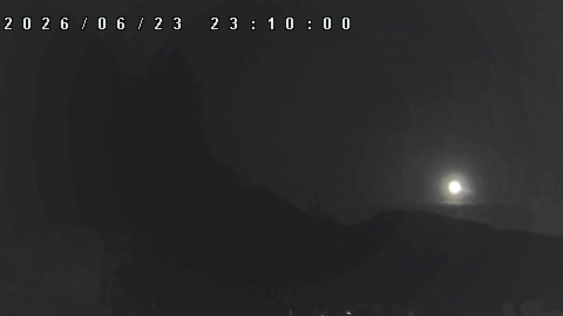 2026年6月23日 23:10ごろの金剛山登山口周辺の空