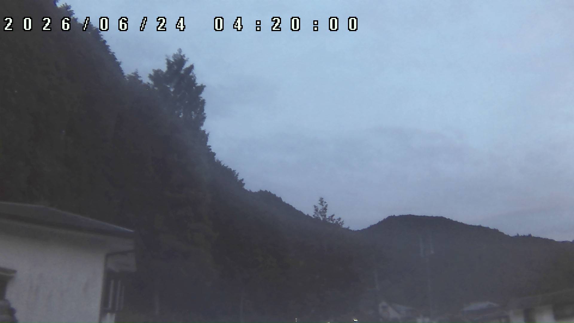 2026年6月24日 04:20ごろの金剛山登山口周辺の空