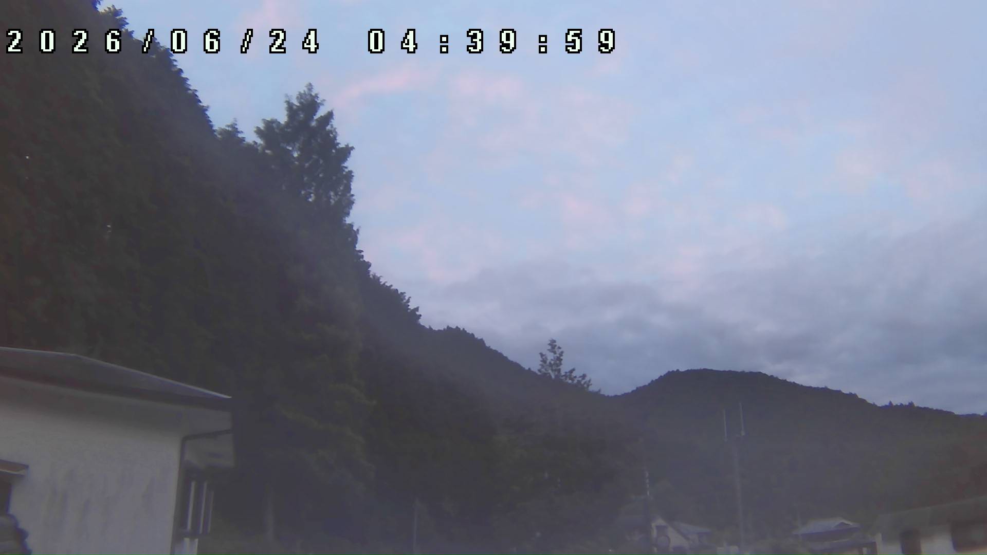 2026年6月24日 04:40ごろの金剛山登山口周辺の空