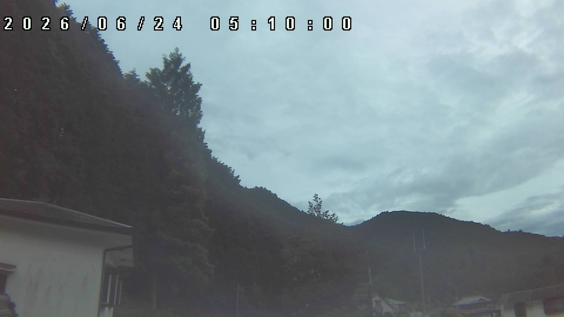 2026年6月24日 05:10ごろの金剛山登山口周辺の空