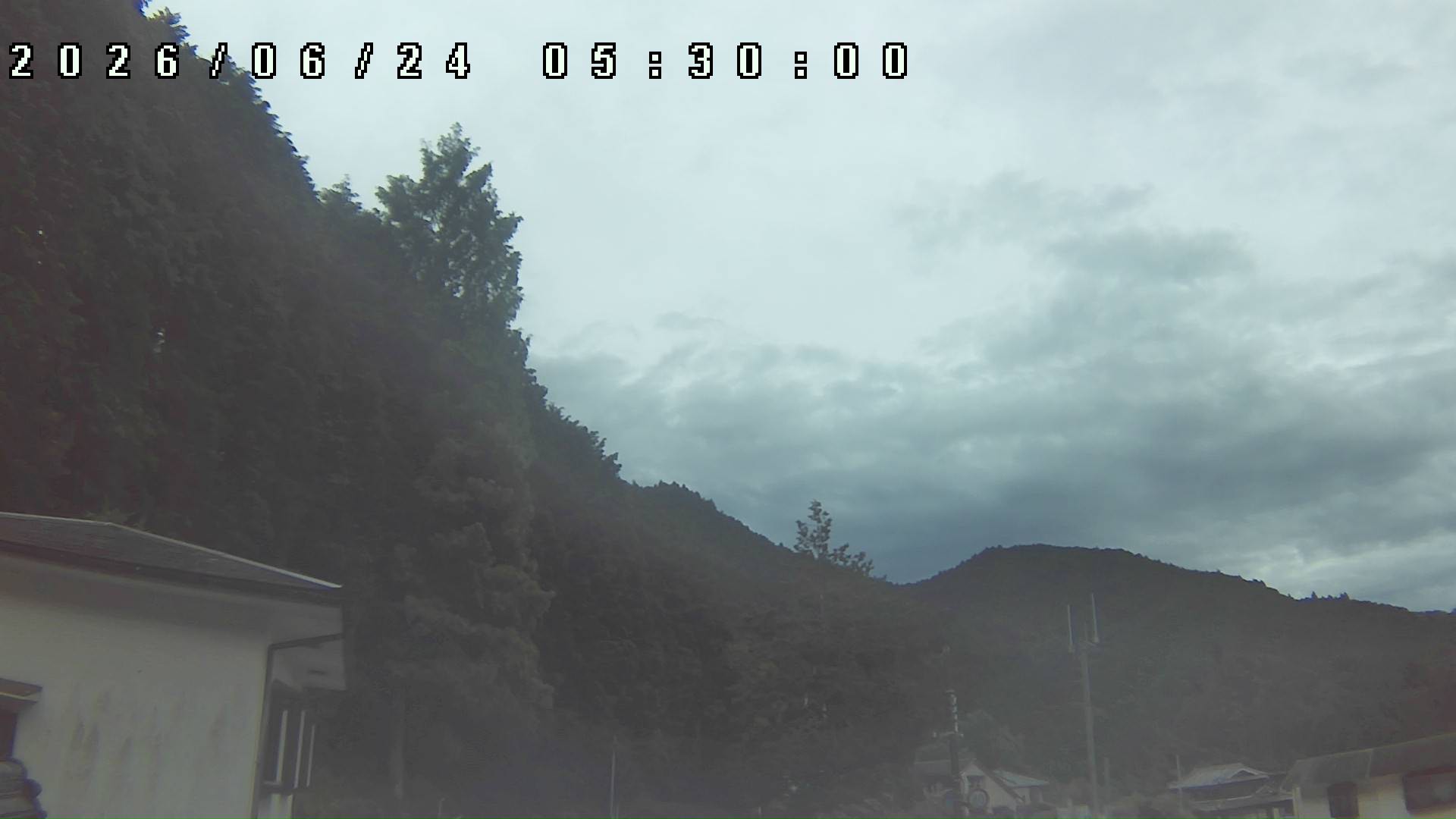 2026年6月24日 05:30ごろの金剛山登山口周辺の空
