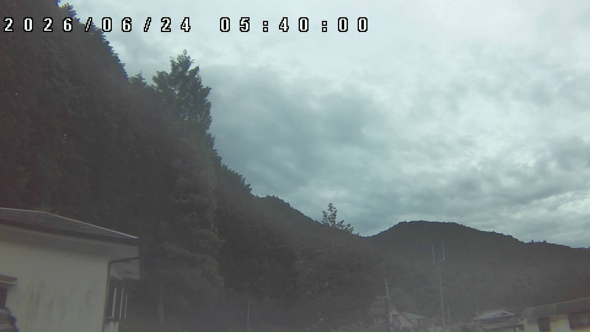 2026年6月24日 05:40ごろの金剛山登山口周辺の空