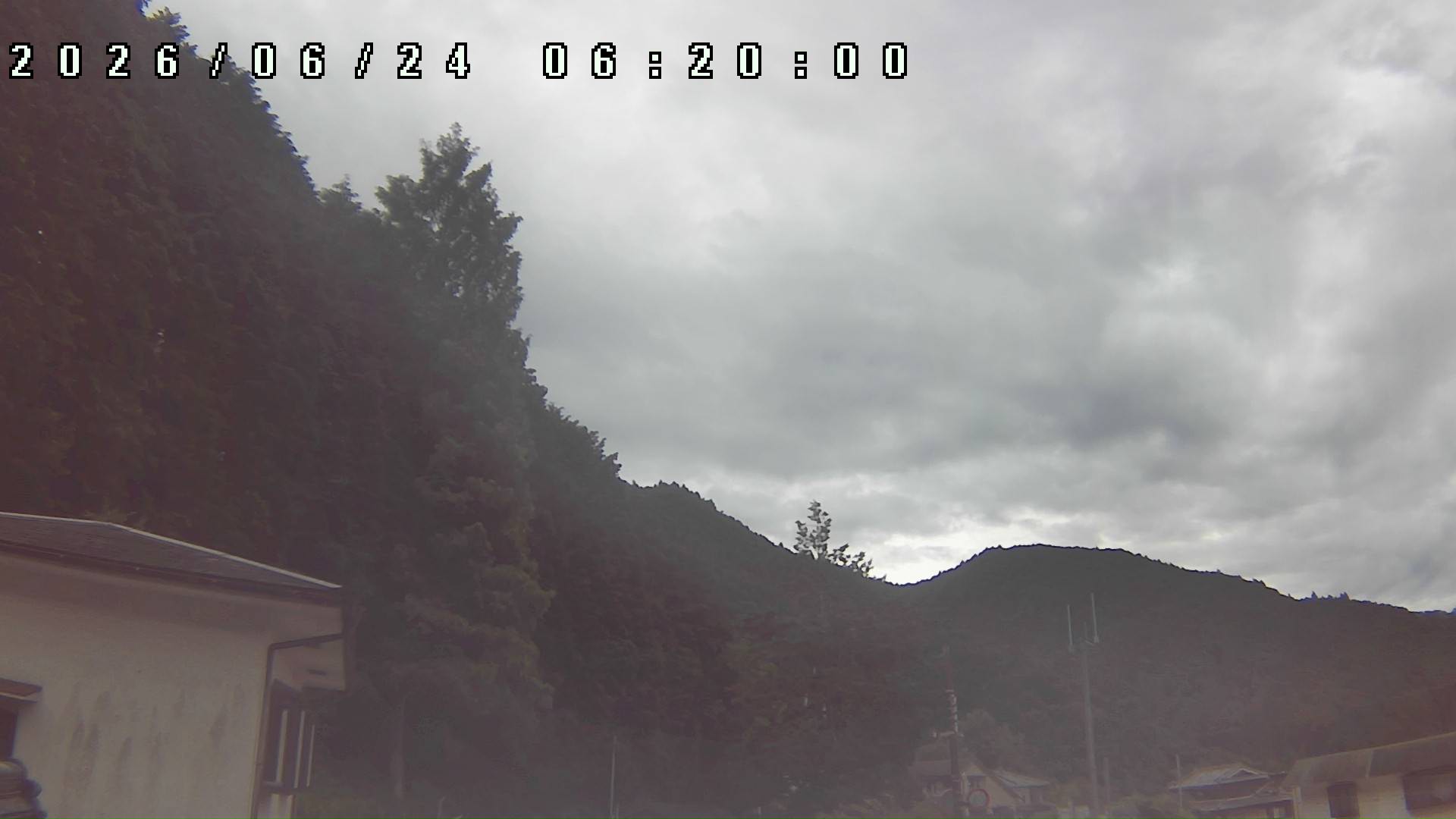2026年6月24日 06:20ごろの金剛山登山口周辺の空