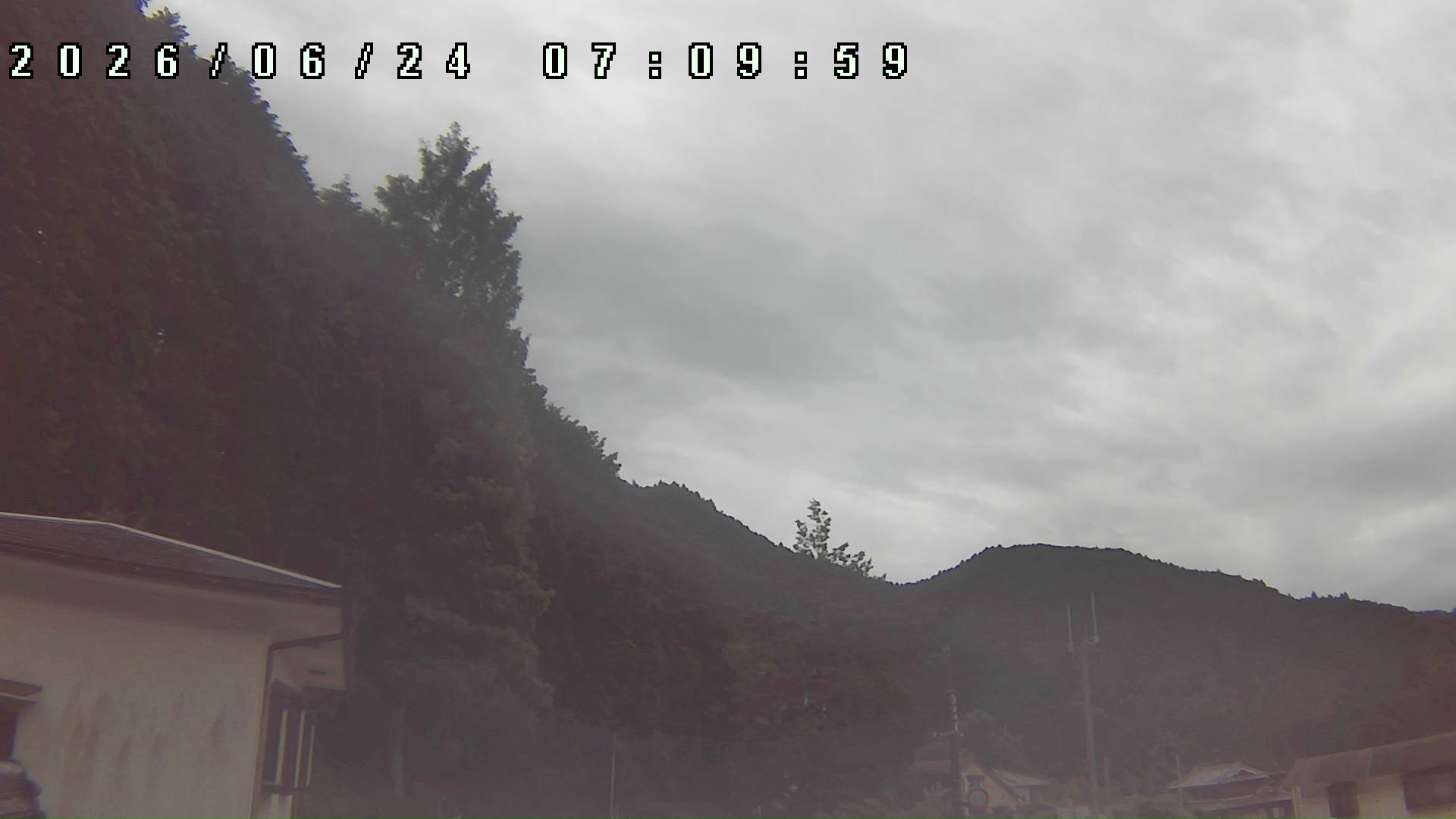 2026年6月24日 07:10ごろの金剛山登山口周辺の空
