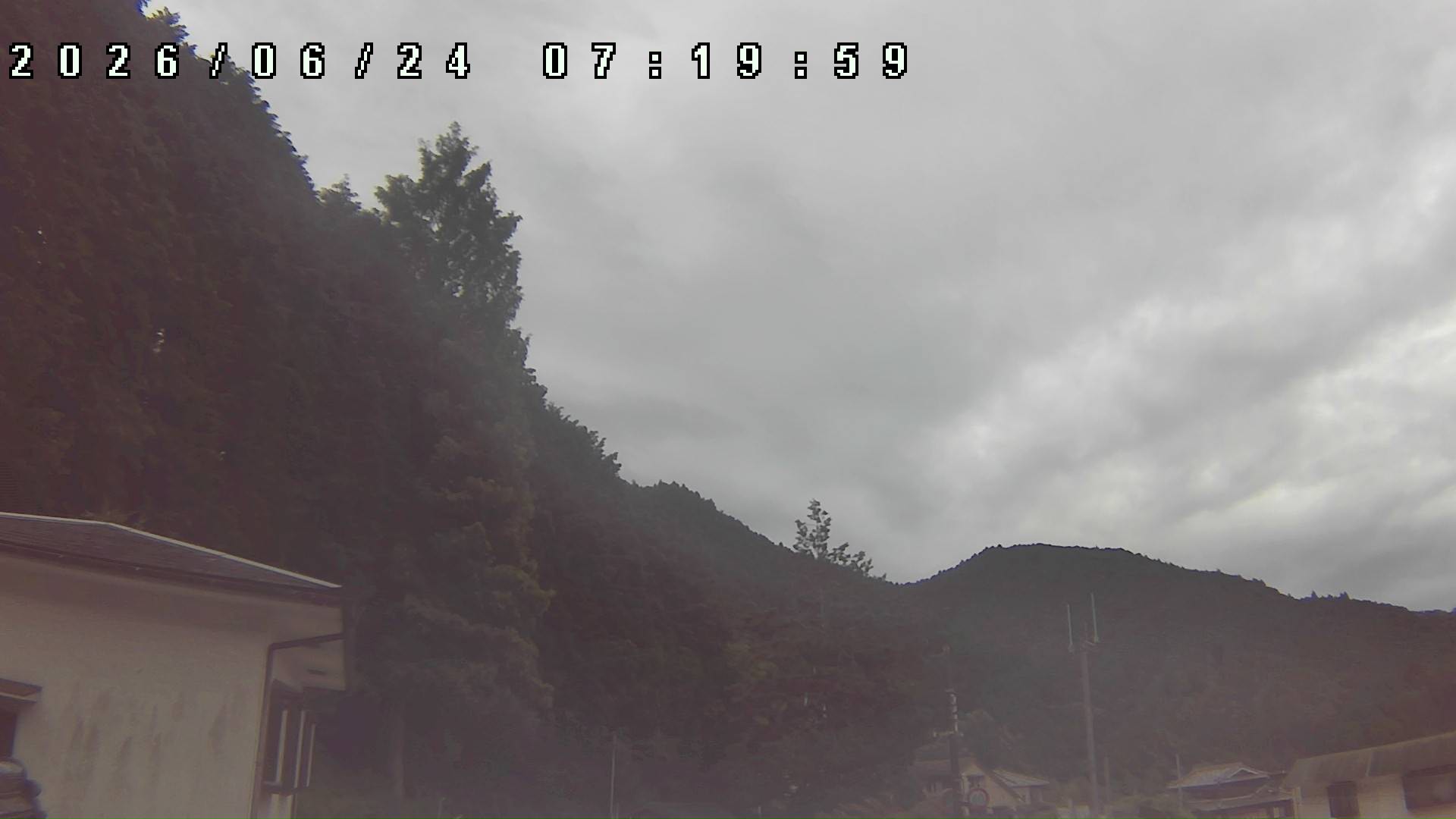 2026年6月24日 07:20ごろの金剛山登山口周辺の空
