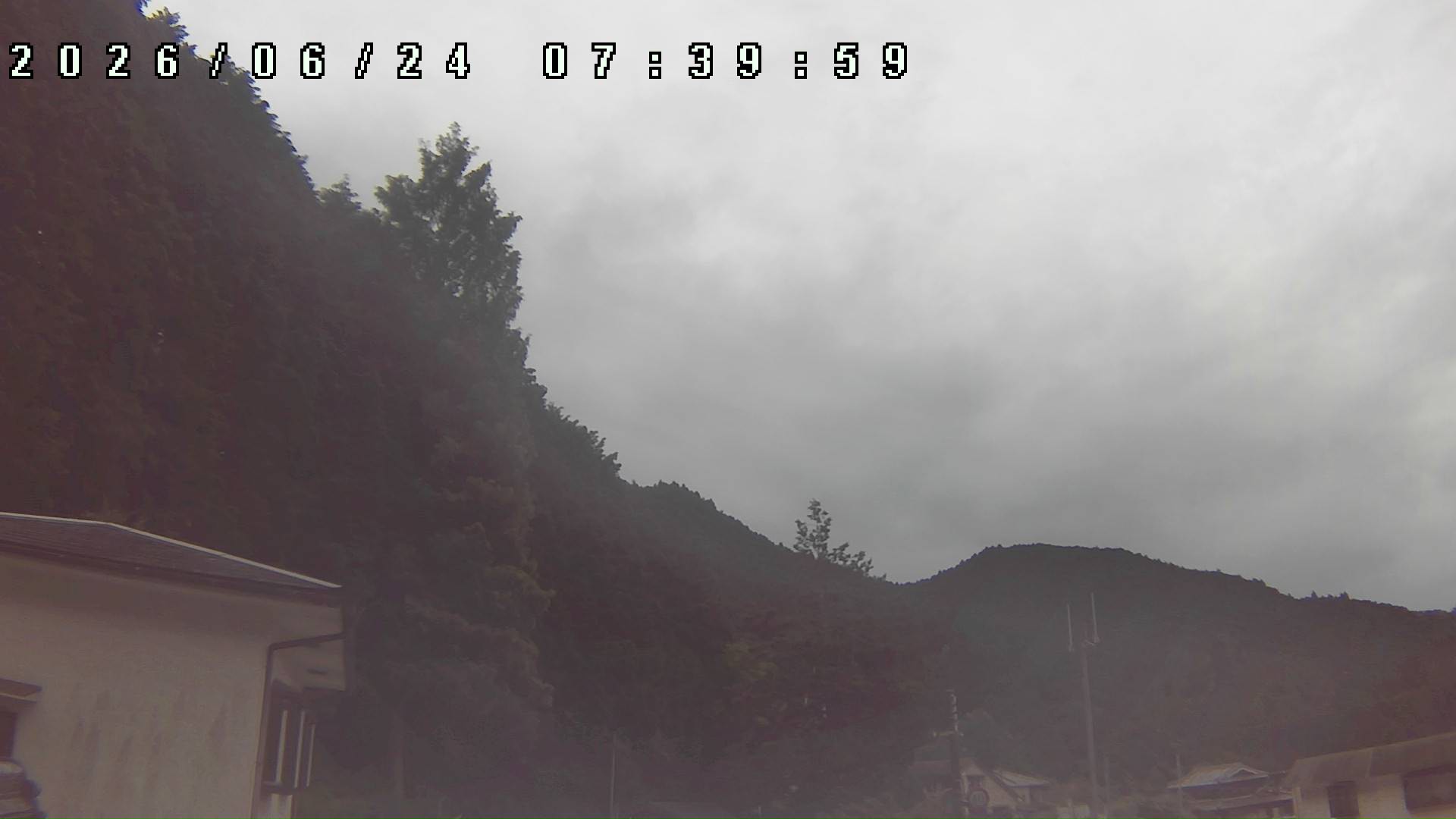 2026年6月24日 07:40ごろの金剛山登山口周辺の空