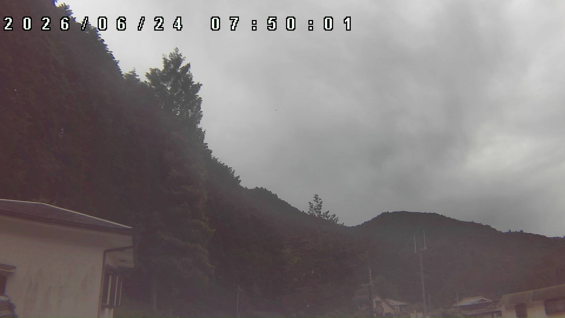 2026年6月24日 07:50ごろの金剛山登山口周辺の空