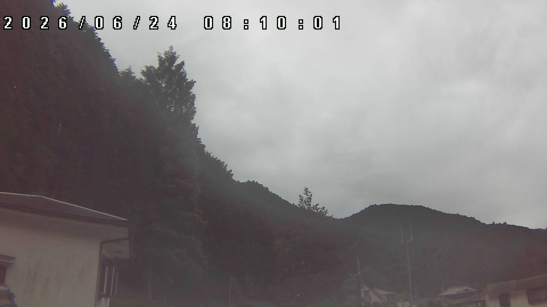 2026年6月24日 08:10ごろの金剛山登山口周辺の空