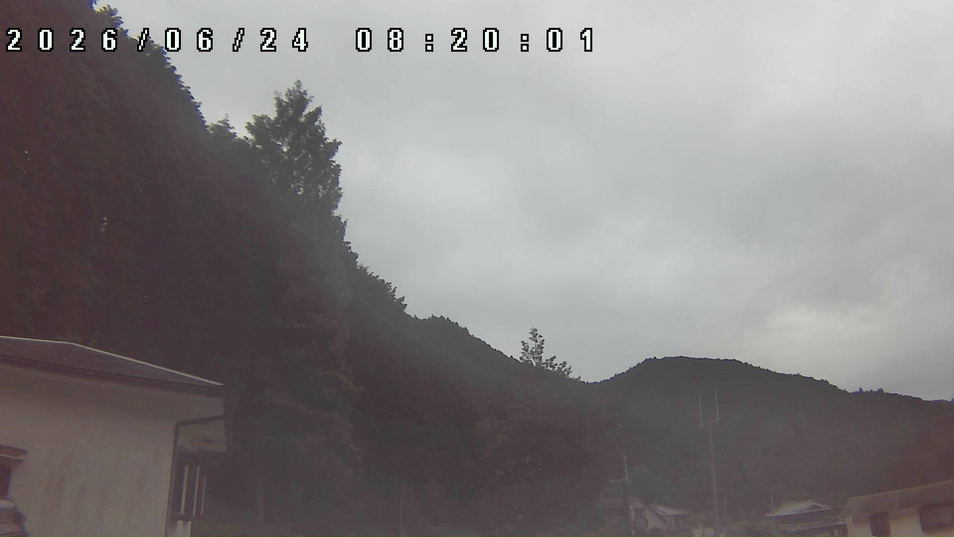 2026年6月24日 08:20ごろの金剛山登山口周辺の空