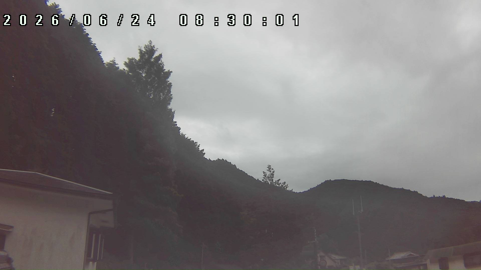 2026年6月24日 08:30ごろの金剛山登山口周辺の空