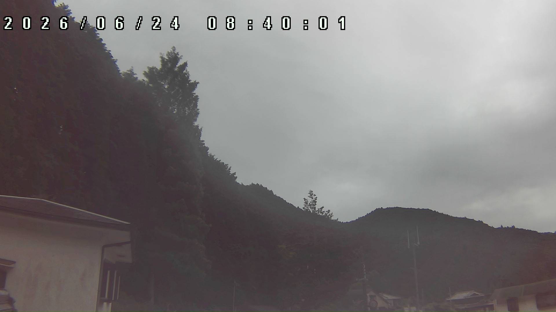 2026年6月24日 08:40ごろの金剛山登山口周辺の空