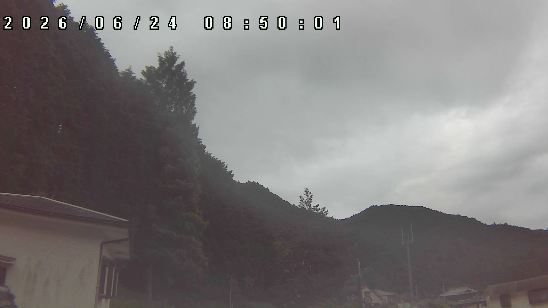 2026年6月24日 08:50ごろの金剛山登山口周辺の空