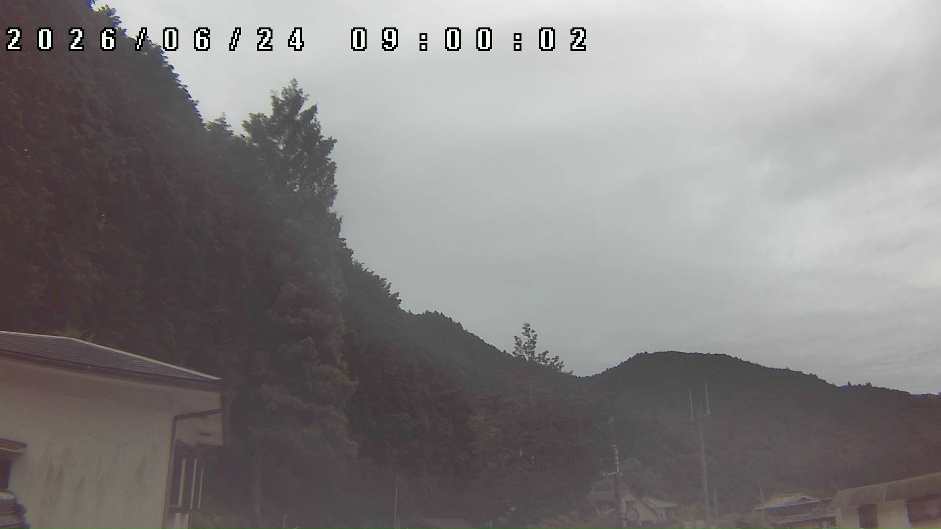 2026年6月24日 09:00ごろの金剛山登山口周辺の空