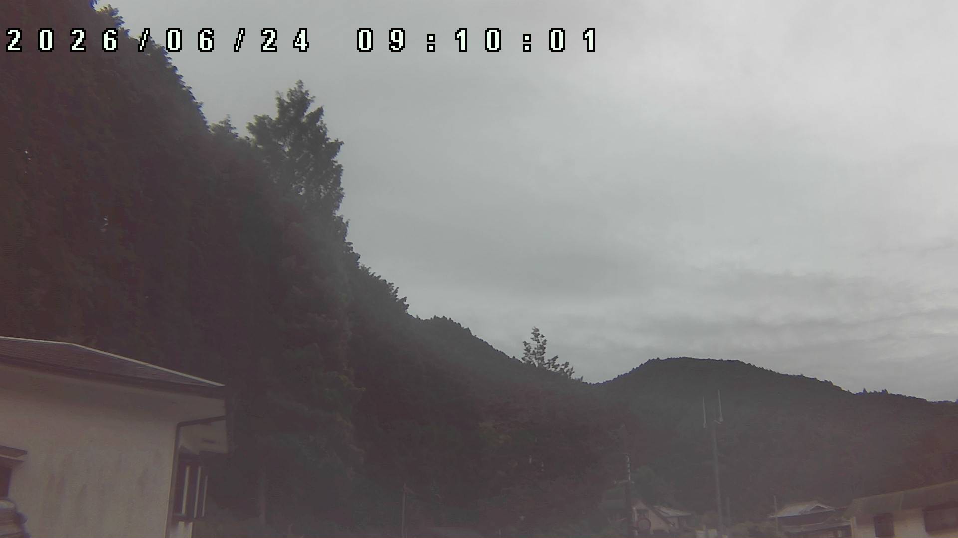 2026年6月24日 09:10ごろの金剛山登山口周辺の空