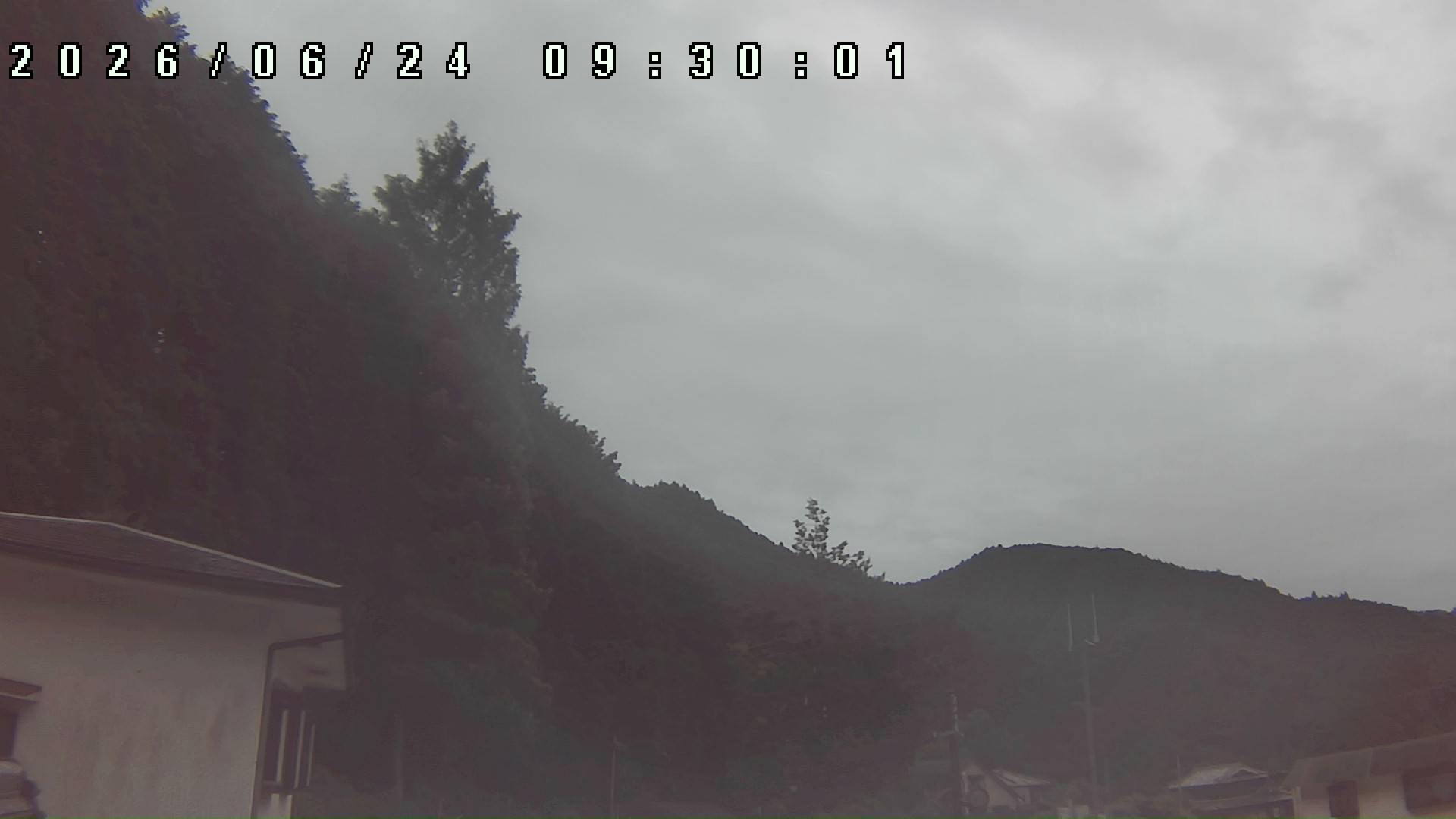 2026年6月24日 09:30ごろの金剛山登山口周辺の空
