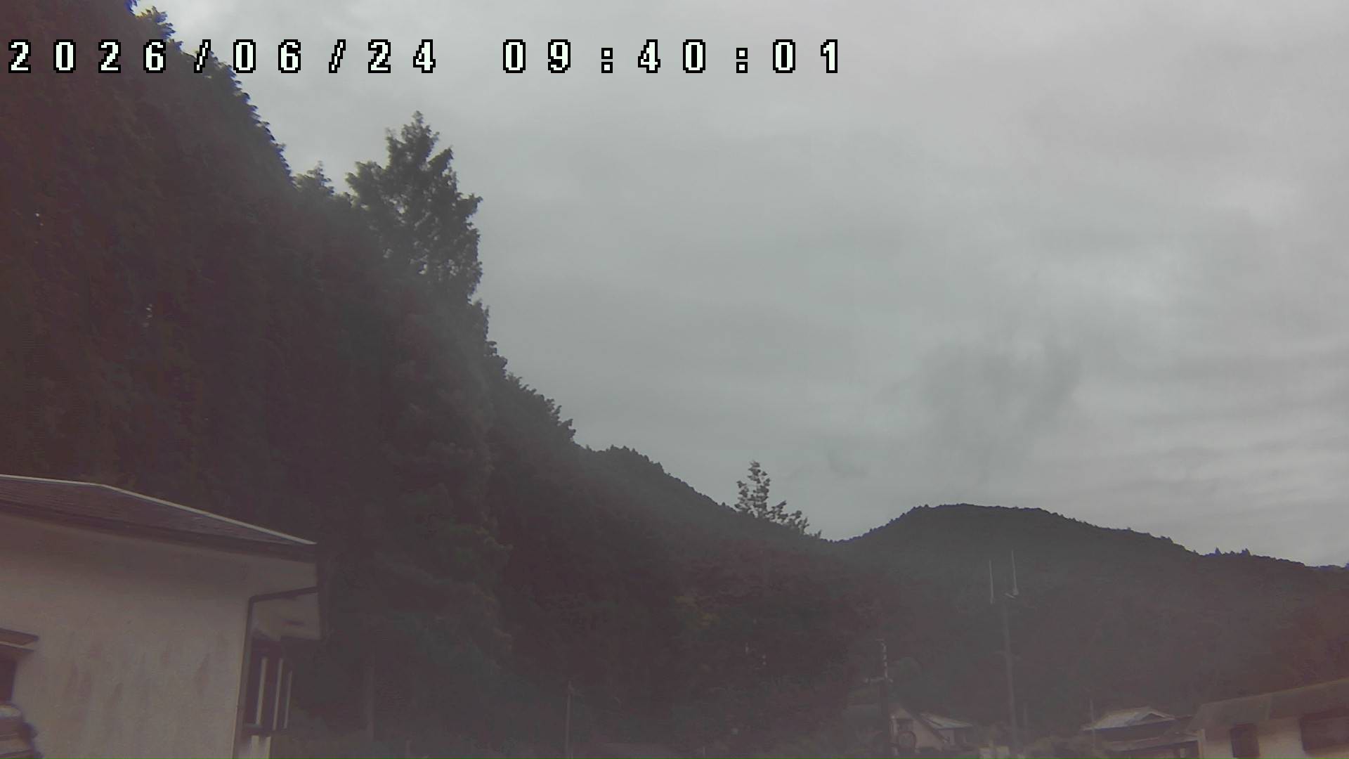 2026年6月24日 09:40ごろの金剛山登山口周辺の空