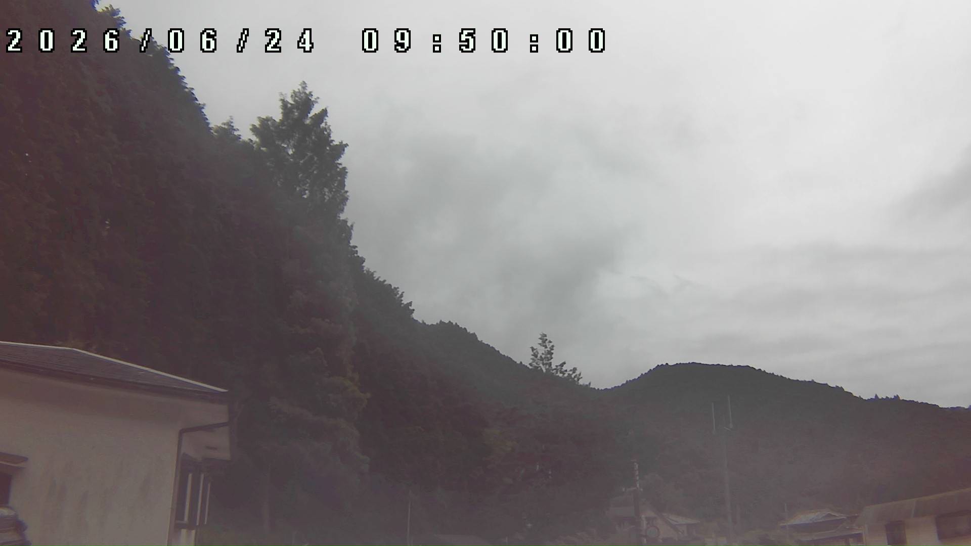 2026年6月24日 09:50ごろの金剛山登山口周辺の空