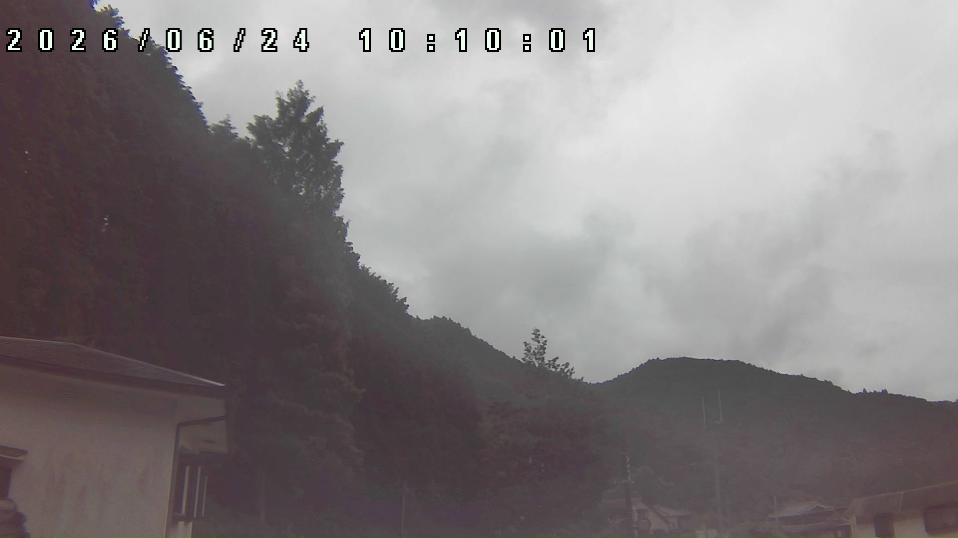 2026年6月24日 10:10ごろの金剛山登山口周辺の空